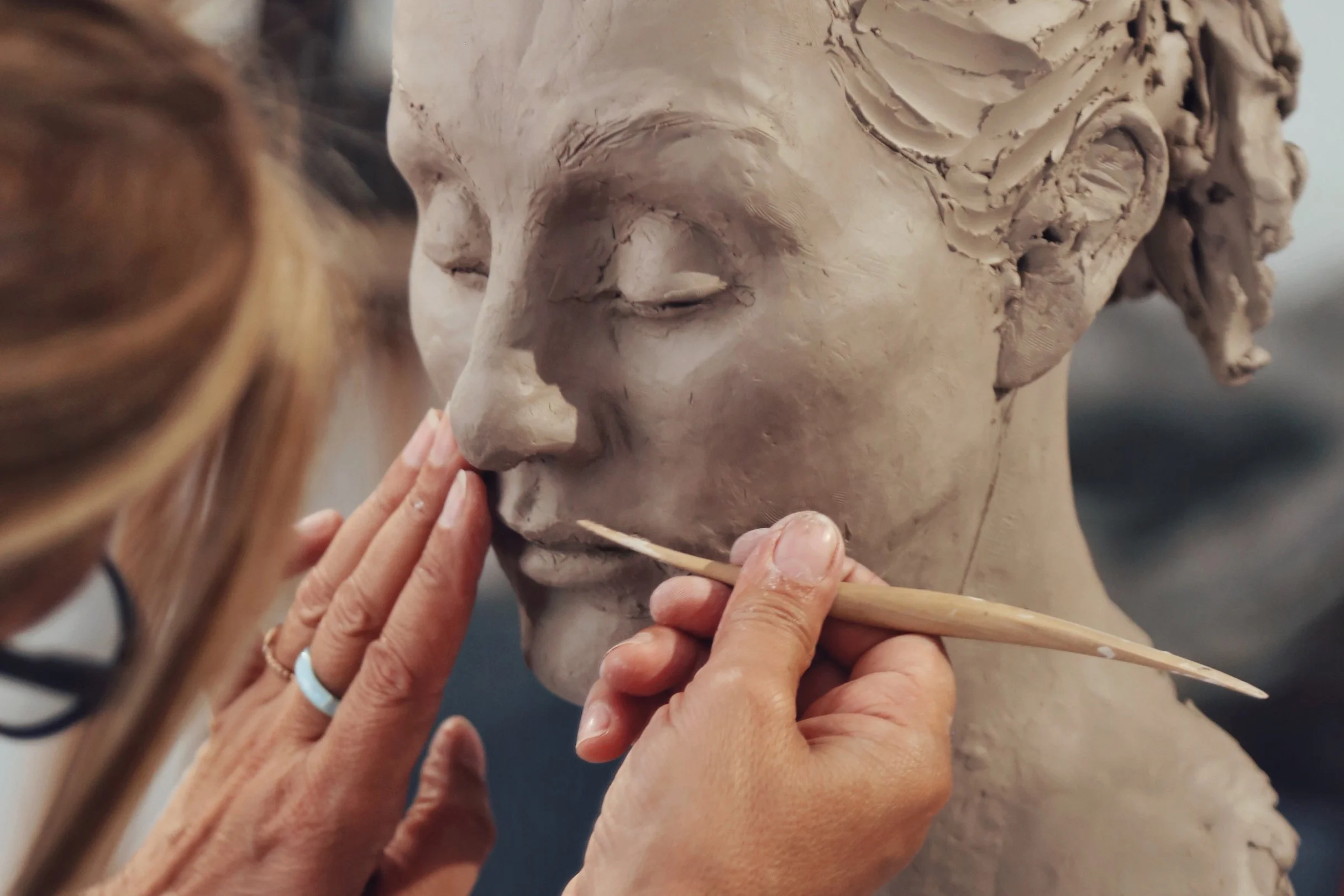 Evening Sculpting Course: Portrait in Clay from a Life Model