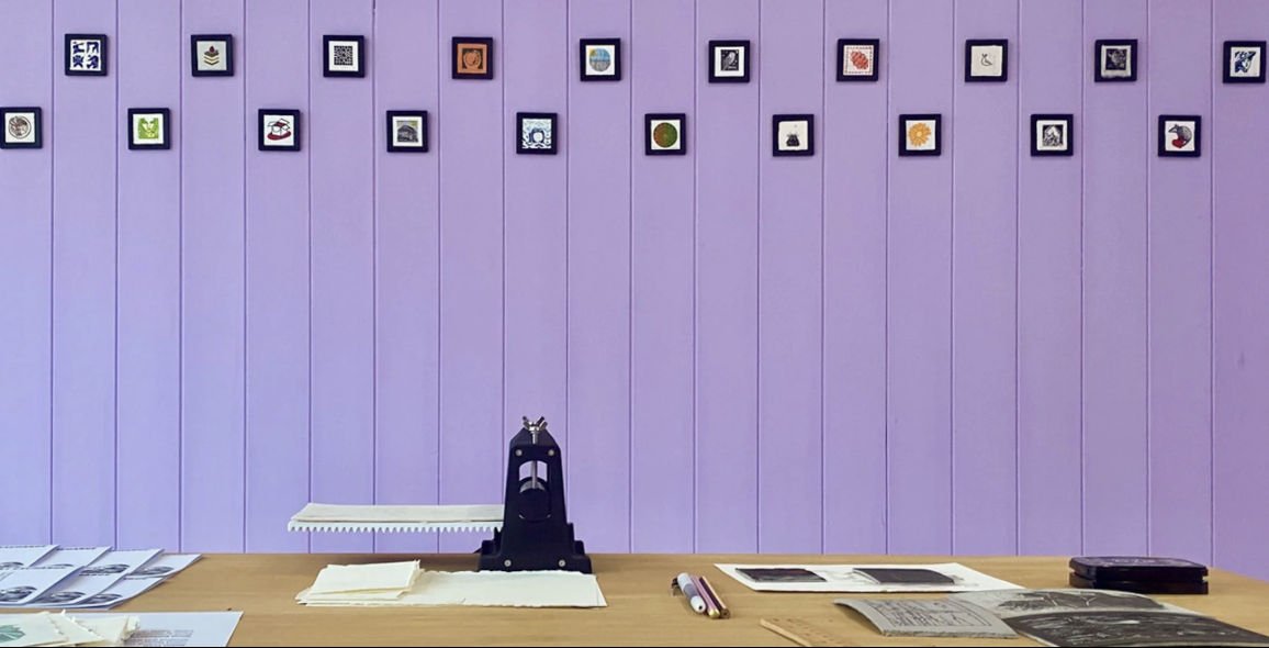 Photo: Installation View, Open Press Project. Jackal Art Space, 30 Hide Hill, Berwick-upon-Tweed, UK. Duration: 12. December – 20. December 2025.