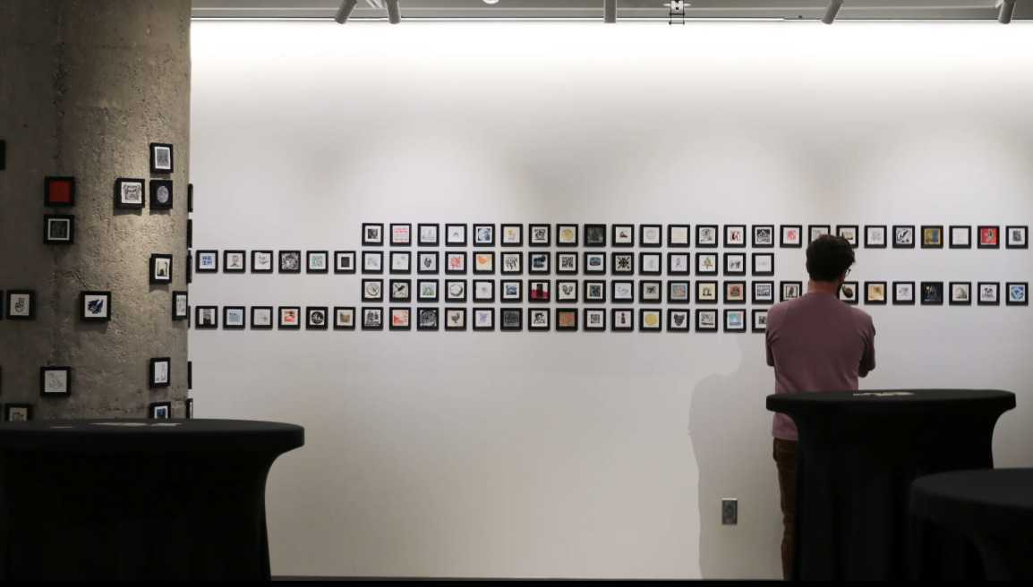 Photo: Installation View, Open Press Project. Sears think[box], Richey Mixon Building, 11201 Cedar Ave, Cleveland, OH 44106, United States.
Duration: 30. October – 5. December 2025.