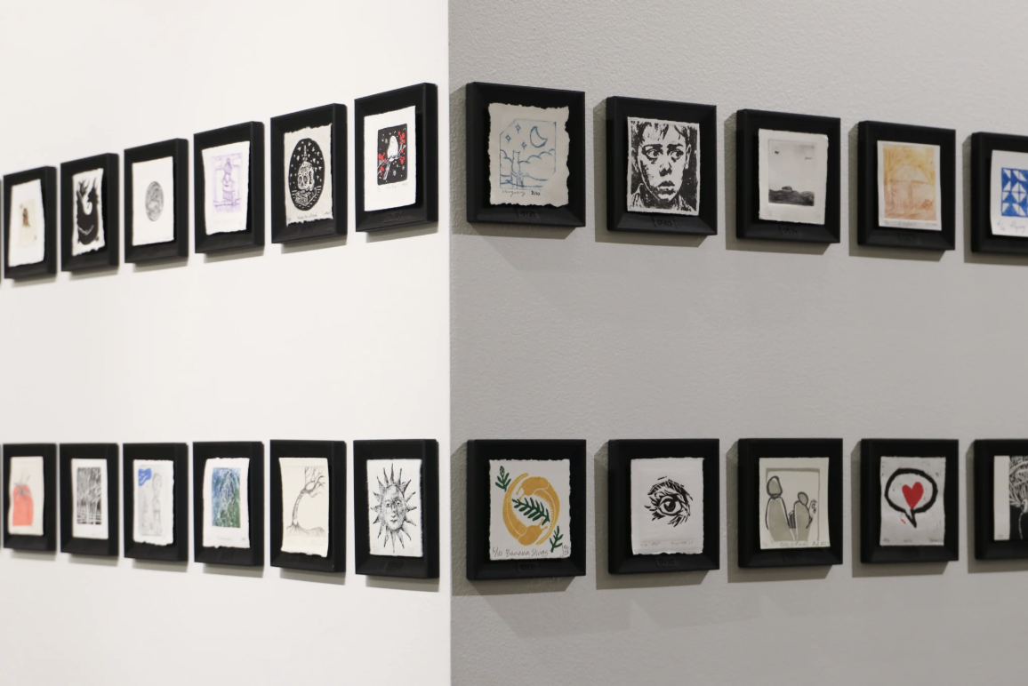 Photo: Installation View, Open Press Project. Sears think[box], Richey Mixon Building, 11201 Cedar Ave, Cleveland, OH 44106, United States.
Duration: 30. October – 5. December 2025.