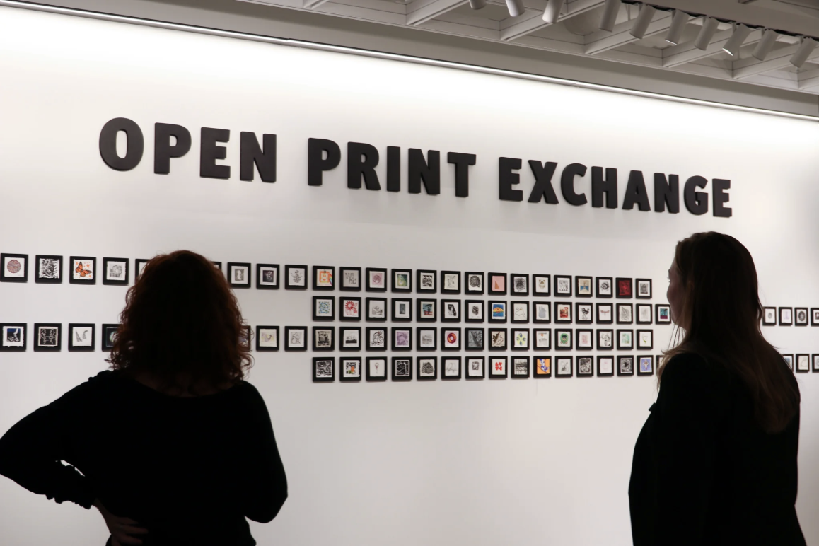 Photo: Installation View, Open Press Project. Sears think[box], Richey Mixon Building, 11201 Cedar Ave, Cleveland, OH 44106, United States.
Duration: 30. October – 5. December 2025.