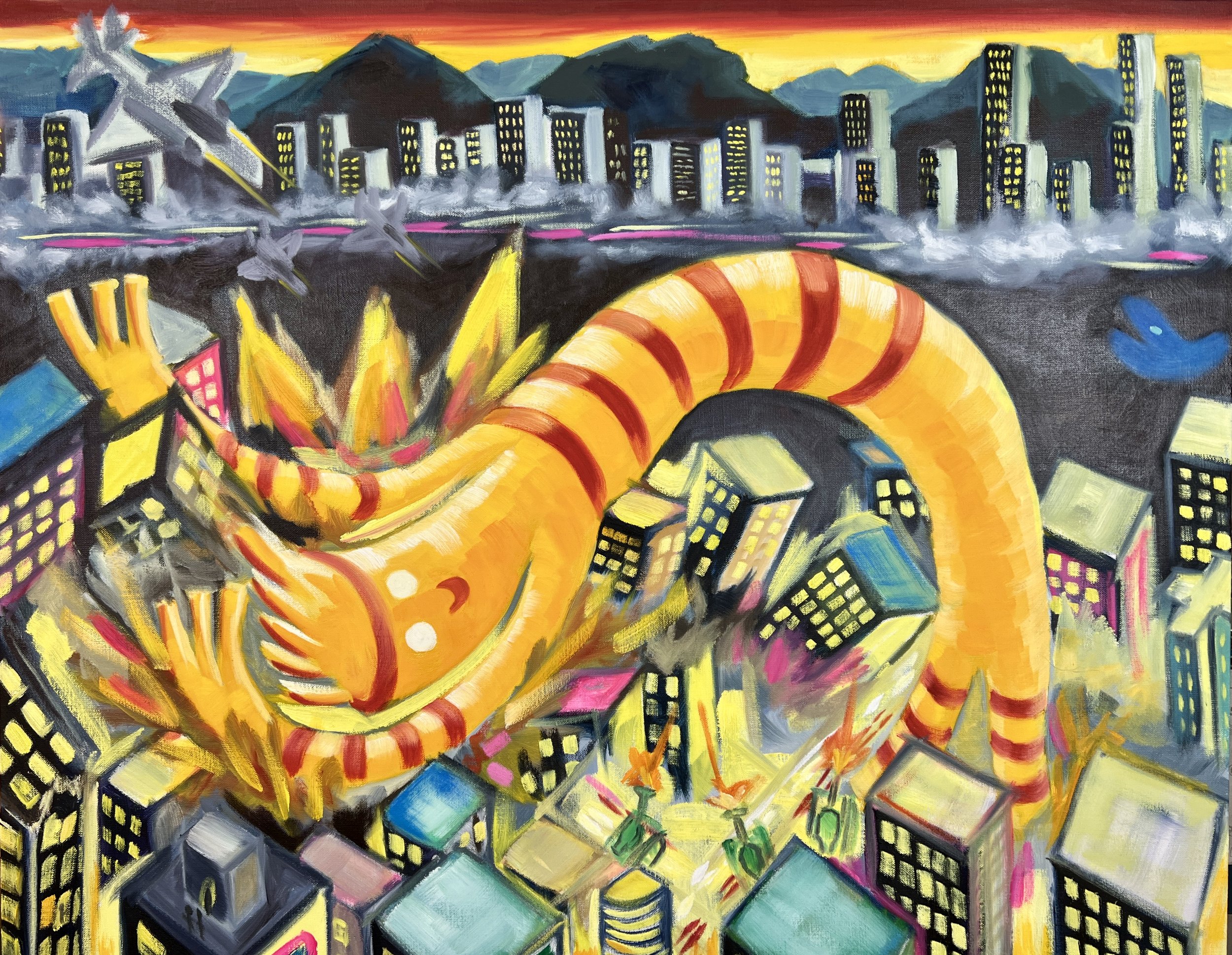 , 72.7 x 90.9cm, Oil on canvas, 2023