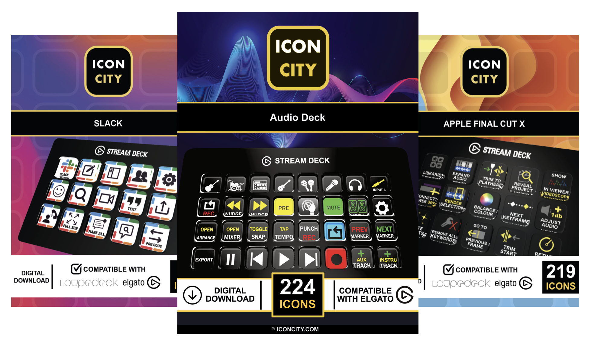 iConCity : Stream Deck iCon Store