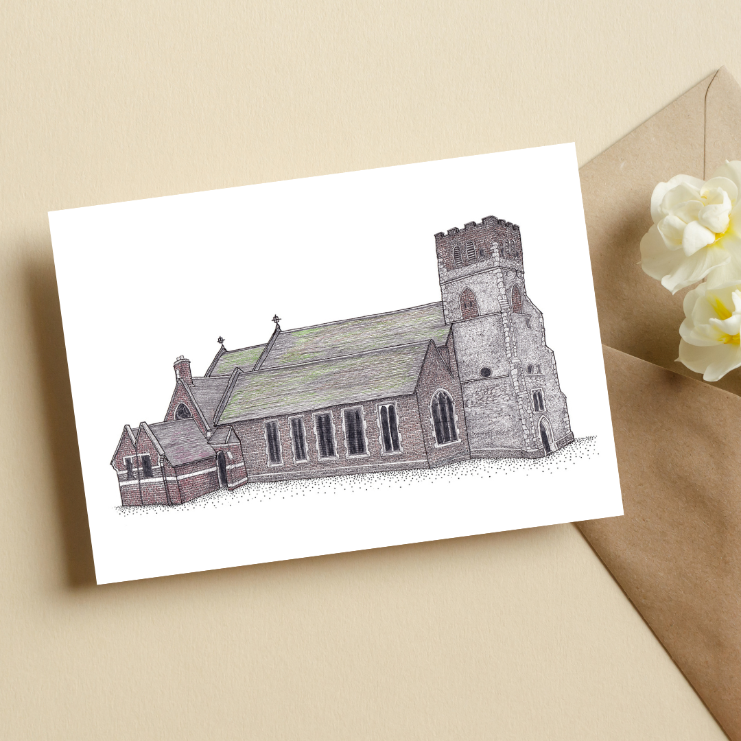 All Hallows Church, Tottenham - Greetings Card