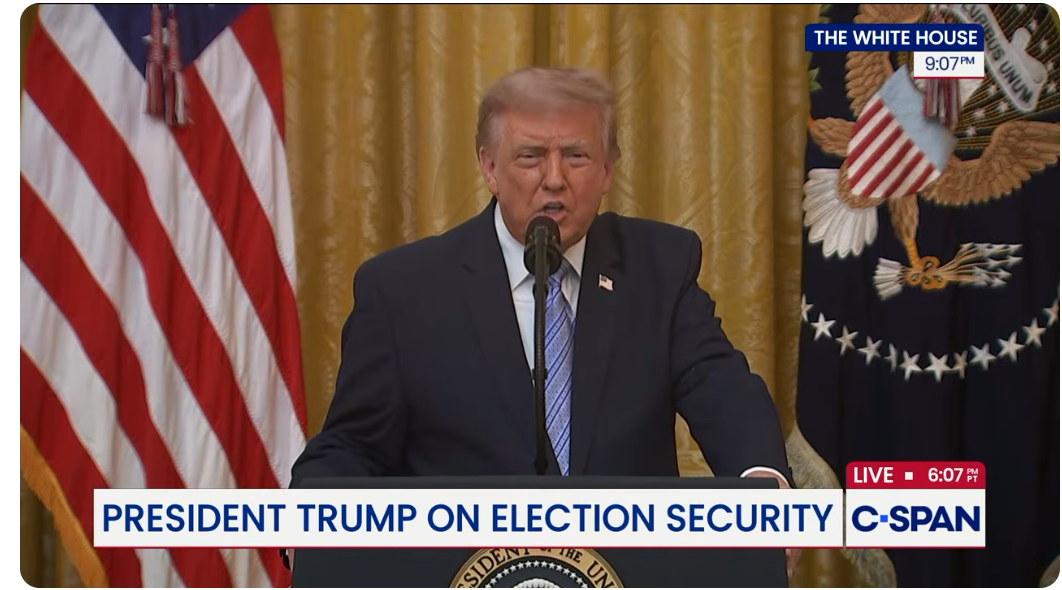 Trump to declare a National Emergency based on foreign election interference 