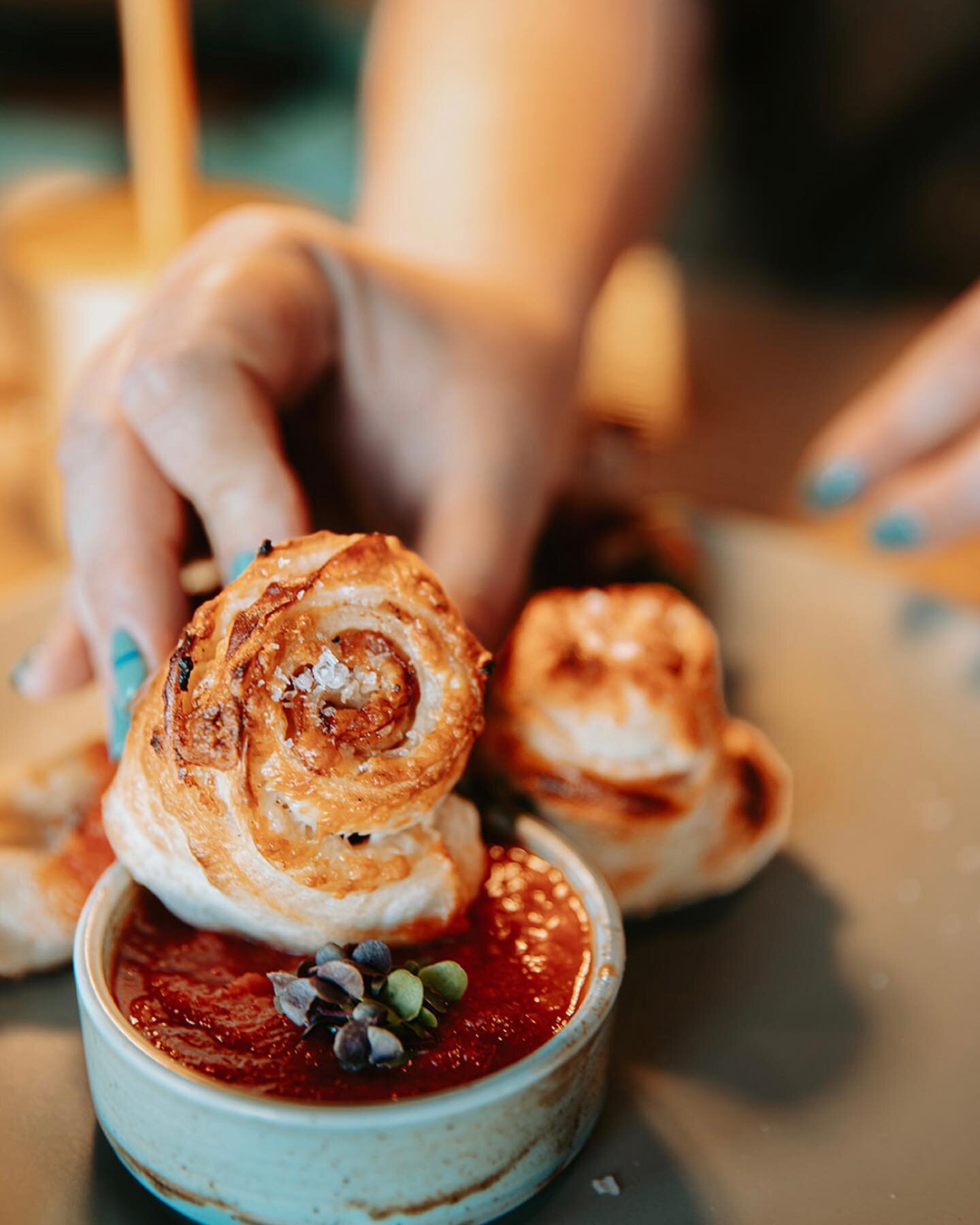 Involtini is an Italian word for a small bite of food consisting of an outer layer wrapped around a filling. We bake ours to order. 

📸: @beckavancephotography 

🥘 Friday - 5PM - 10PM
🍕Saturday: 2PM - 10PM⁠
🍝Sunday: 2PM - 9PM
🍽 Monday, Tuesday, 