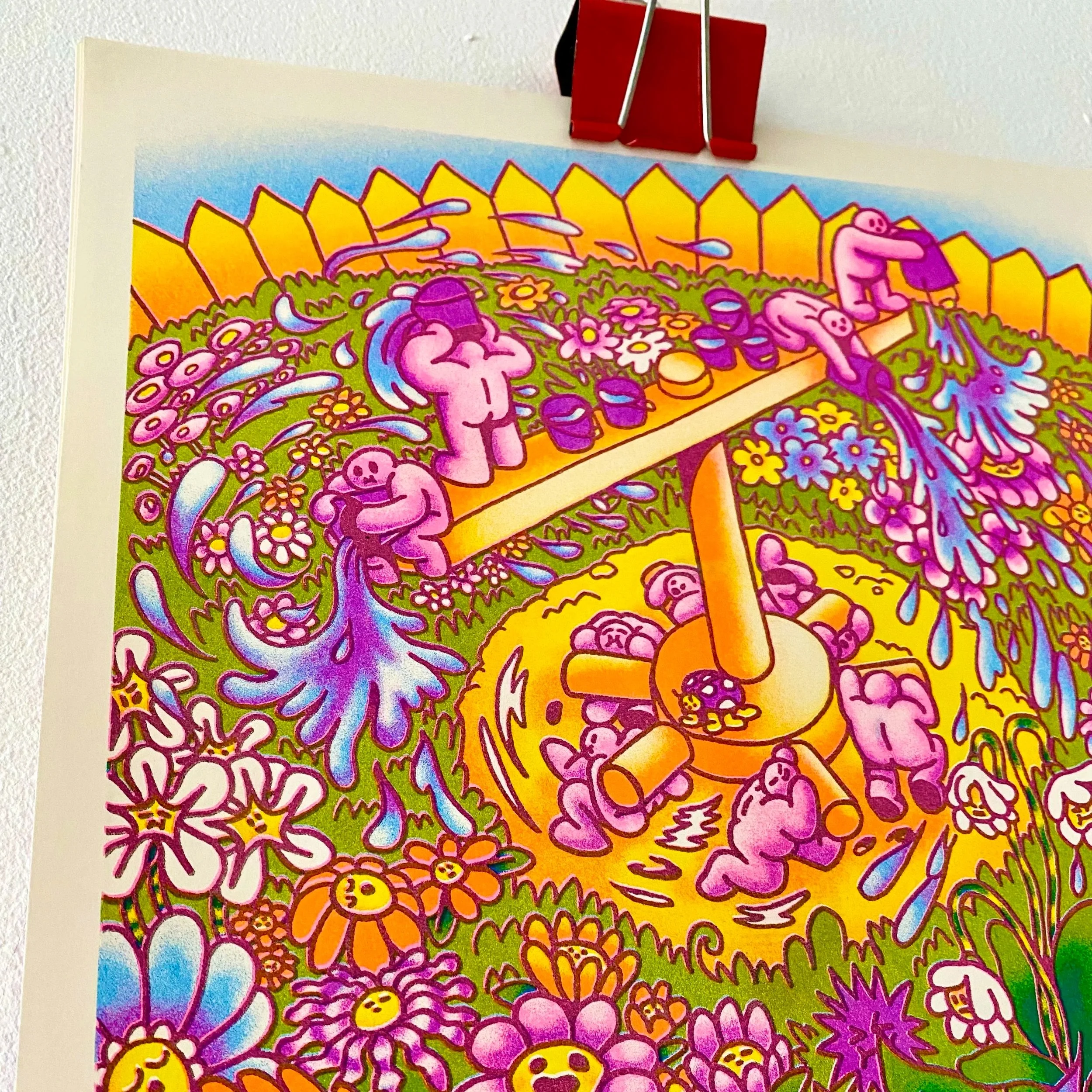 PET Riso 2026 Calendar - April Illustration