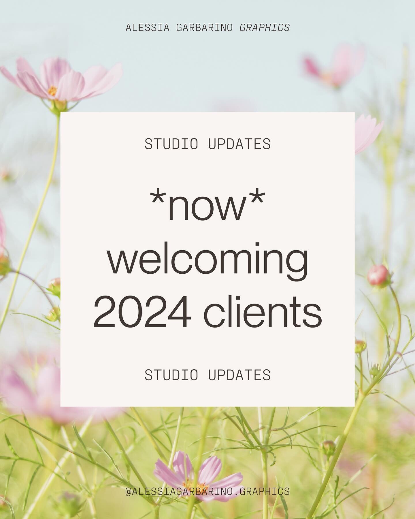 2024 OPENINGS ARE HERE🫶🏻

Since starting a day job, this year I'm going to take on less clients but focusing on them 1000% more!

This will ensure better time management and realistic deadlines for me and even higher quality results for you!

Don't