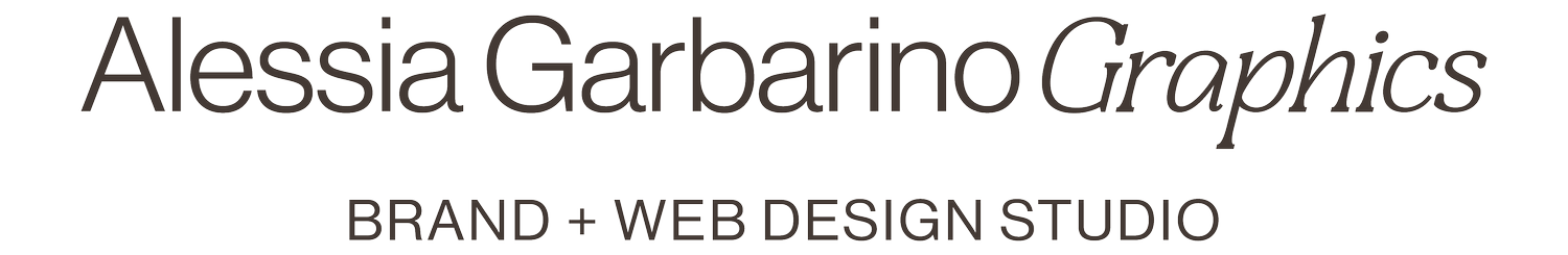 Branding &amp; Web Design Studio for Wellness Business | Alessia Garbarino Graphics