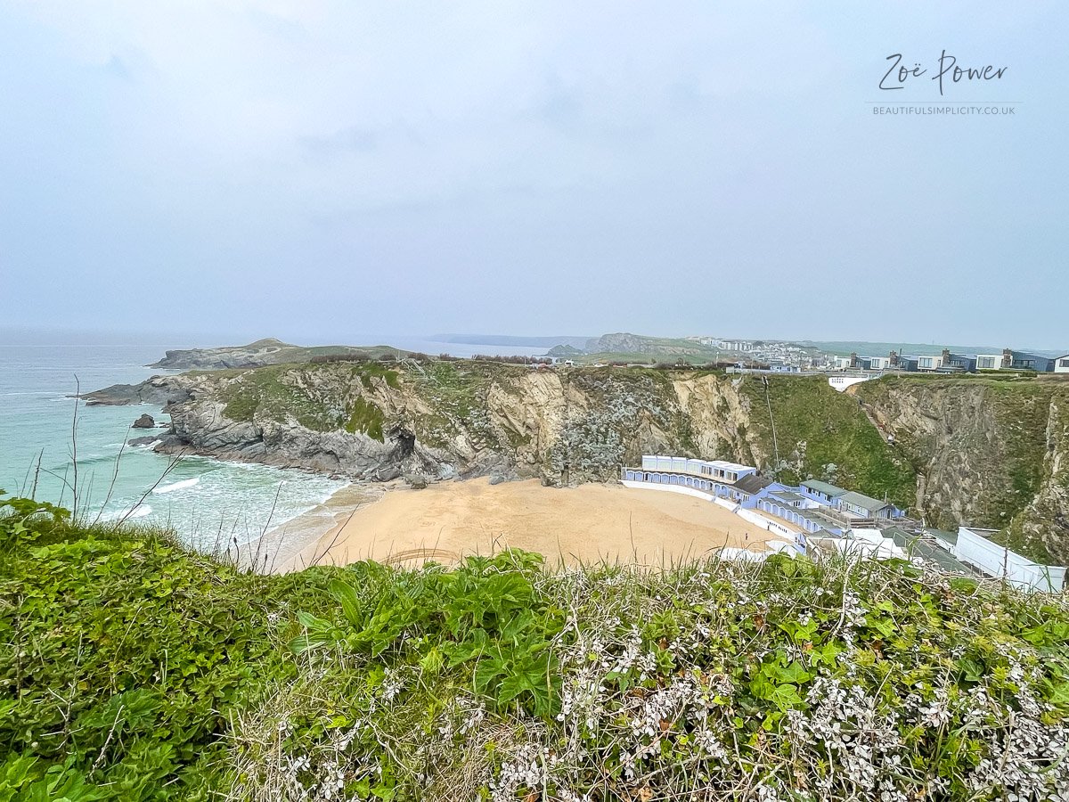 Lusty Glaze beach