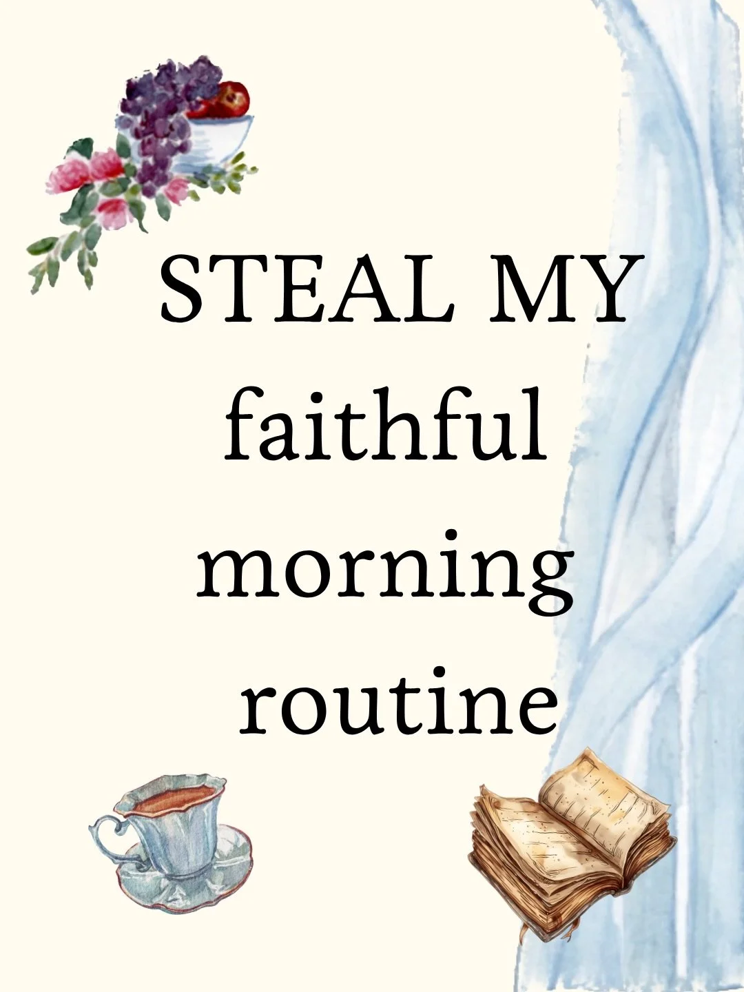 Do your mornings feel rushed and chaotic? Mine too.
Here are some rhythms l&rsquo;ve adopted that have transformed my mornings, and subsequently my whole day.
The no. 1 most important part is simply start your day with God. 
Steal my routine and have