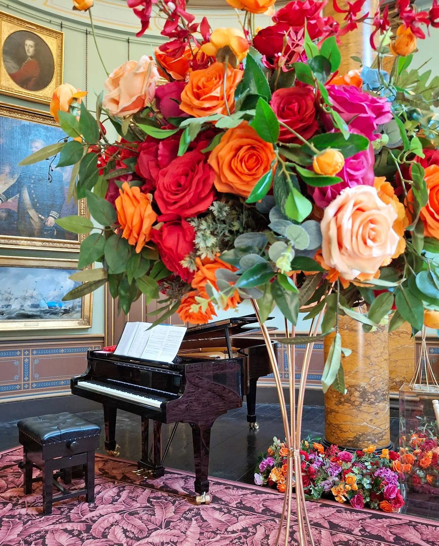 Steinway grand piano at Paxton House