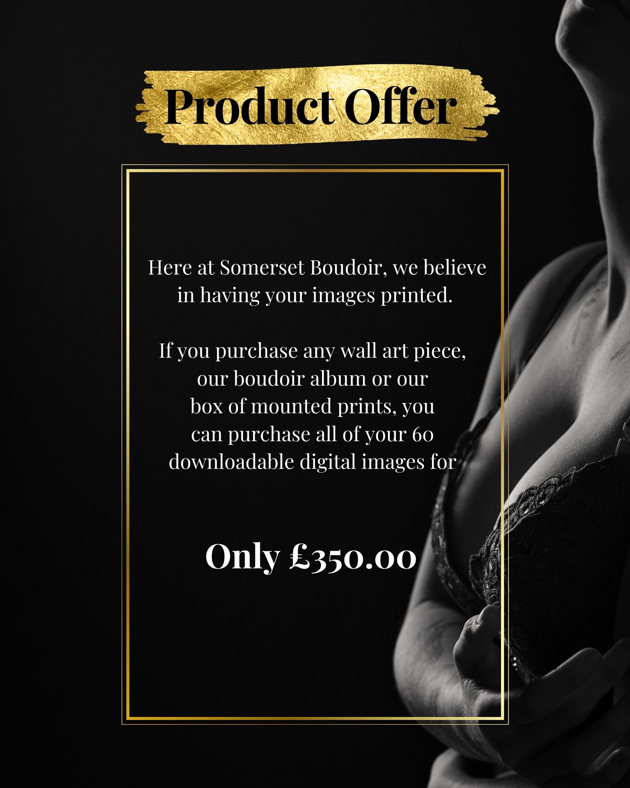 Investment & Products  Boudoir albums and more