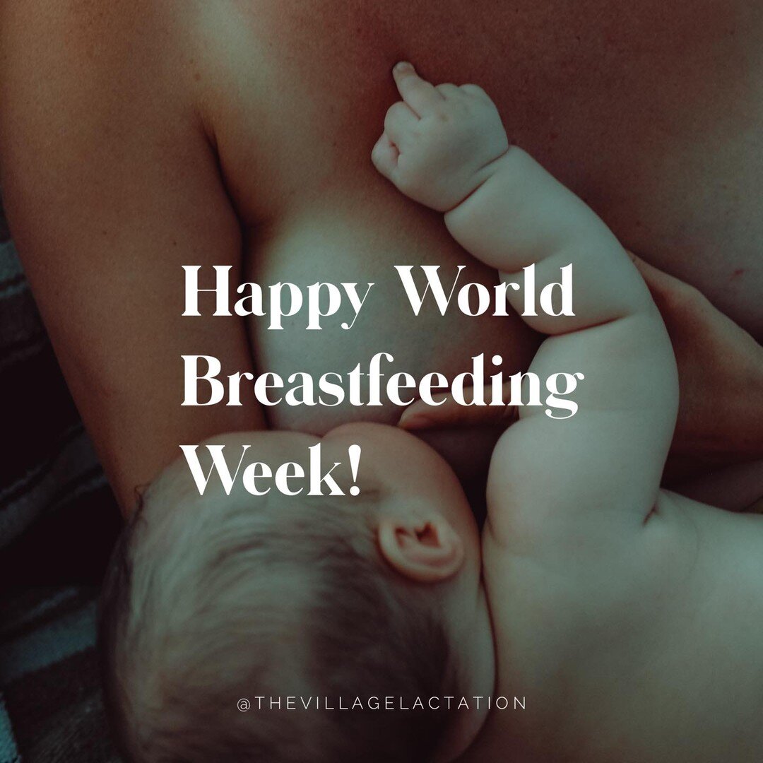 Happy World Breastfeeding Week!  I&rsquo;m a day late (thanks internet connection), but this week we celebrate all those amazing women breastfeeding their babes! You rock!

#worldbreastfeedingweek #thevillagelactation #breastfeeding #nurseallthebabie