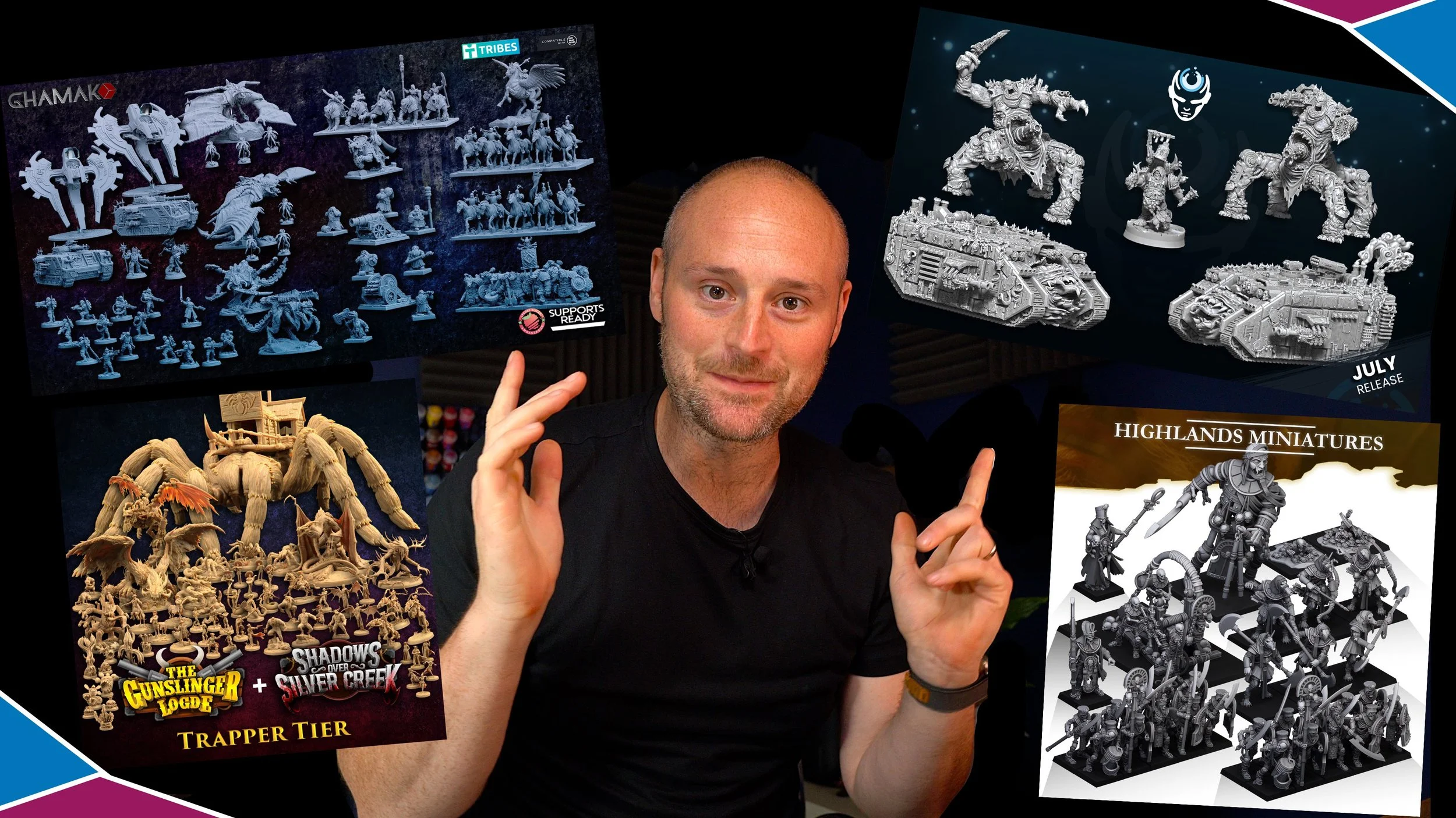 July: My Favourite Tabletop Miniature Creators, Releases, and STL's