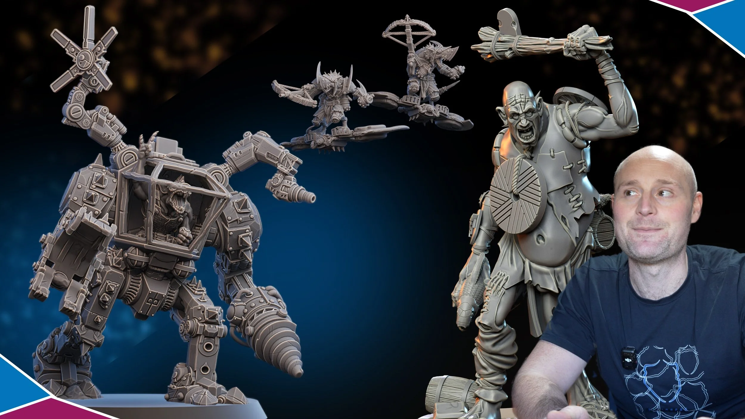 March: 3D Printing Small Tabletop Miniature Creators , Releases, and STL's