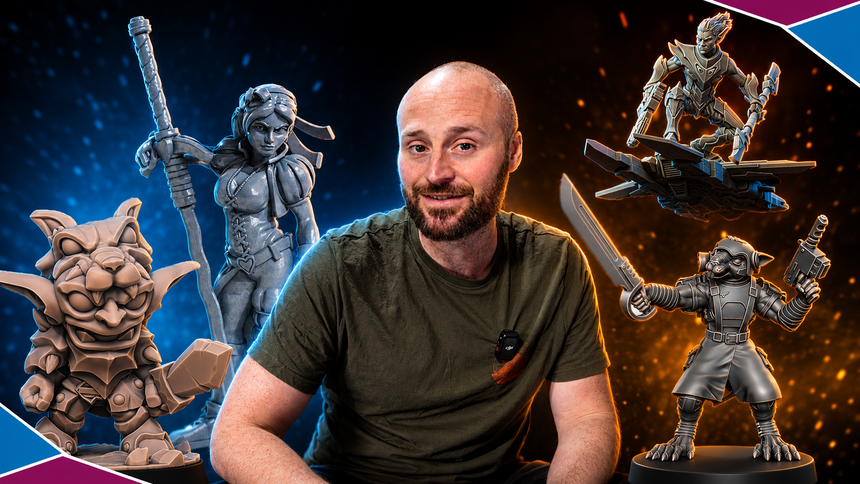 May: 3D Printing Small Tabletop Miniature Creators , Releases, and STL's