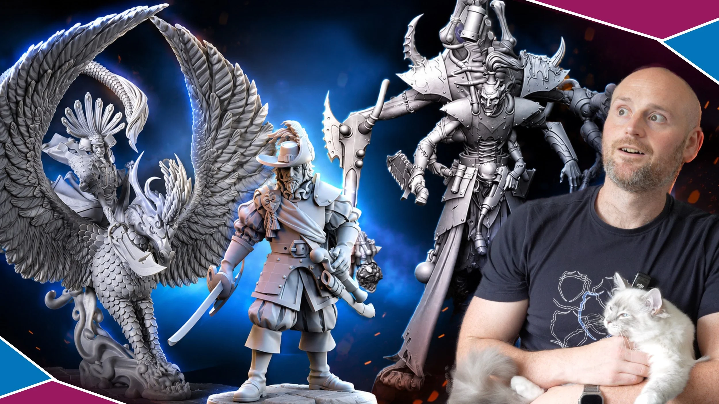June: My Favourite 3D Printing Tabletop Miniature Creators , Releases, and STL's