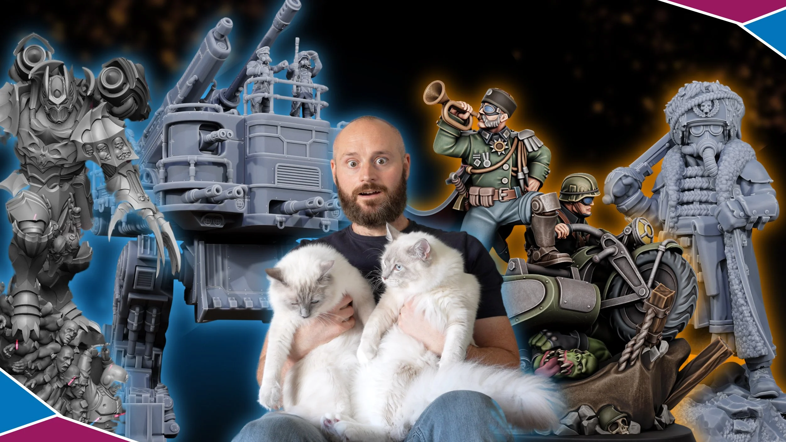 September: My Favourite 3D Printing Tabletop Miniature Creators, Releases, and STL's