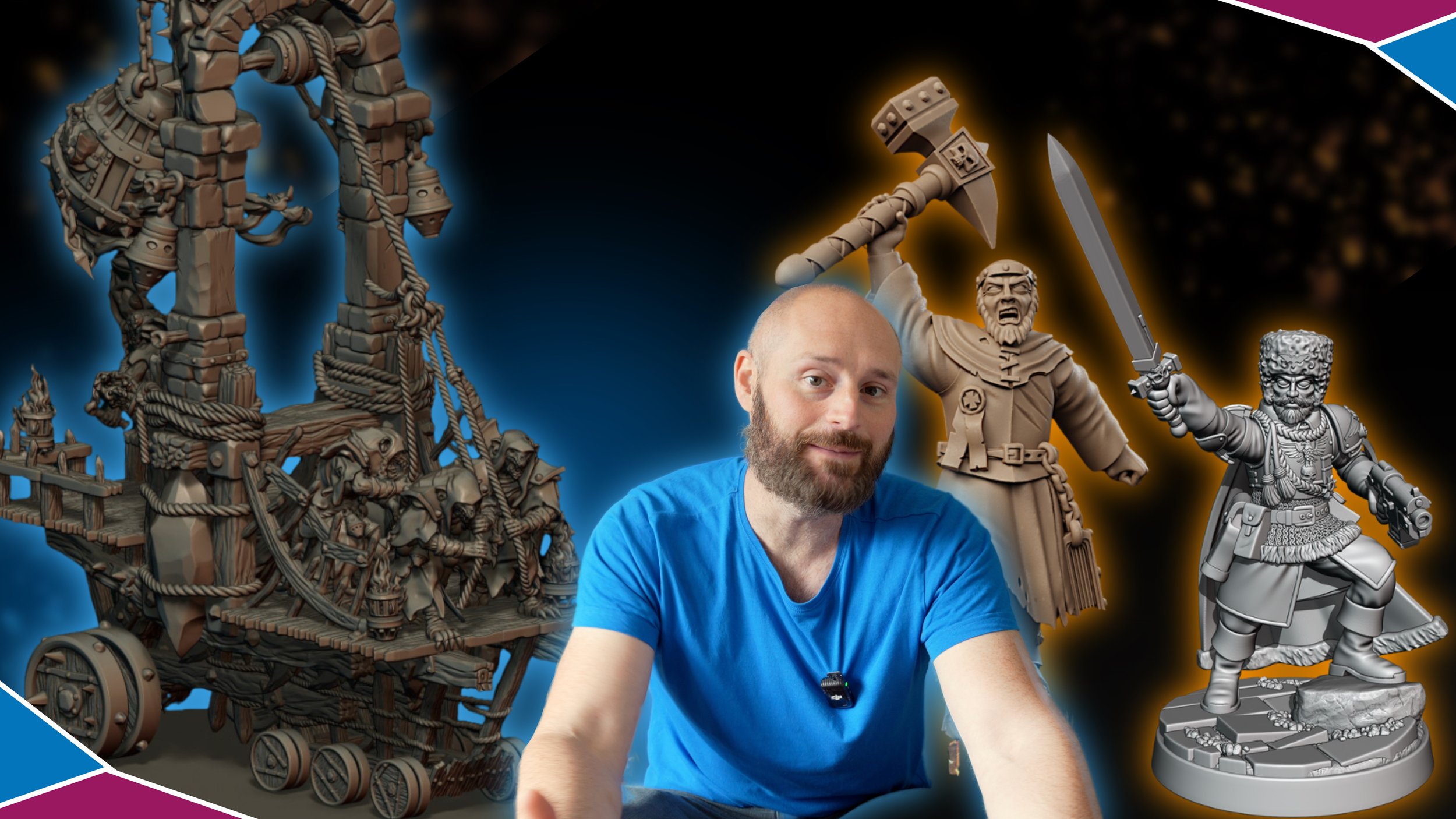 September: 3D Printing Small Tabletop Miniature Creators , Releases, and STL's