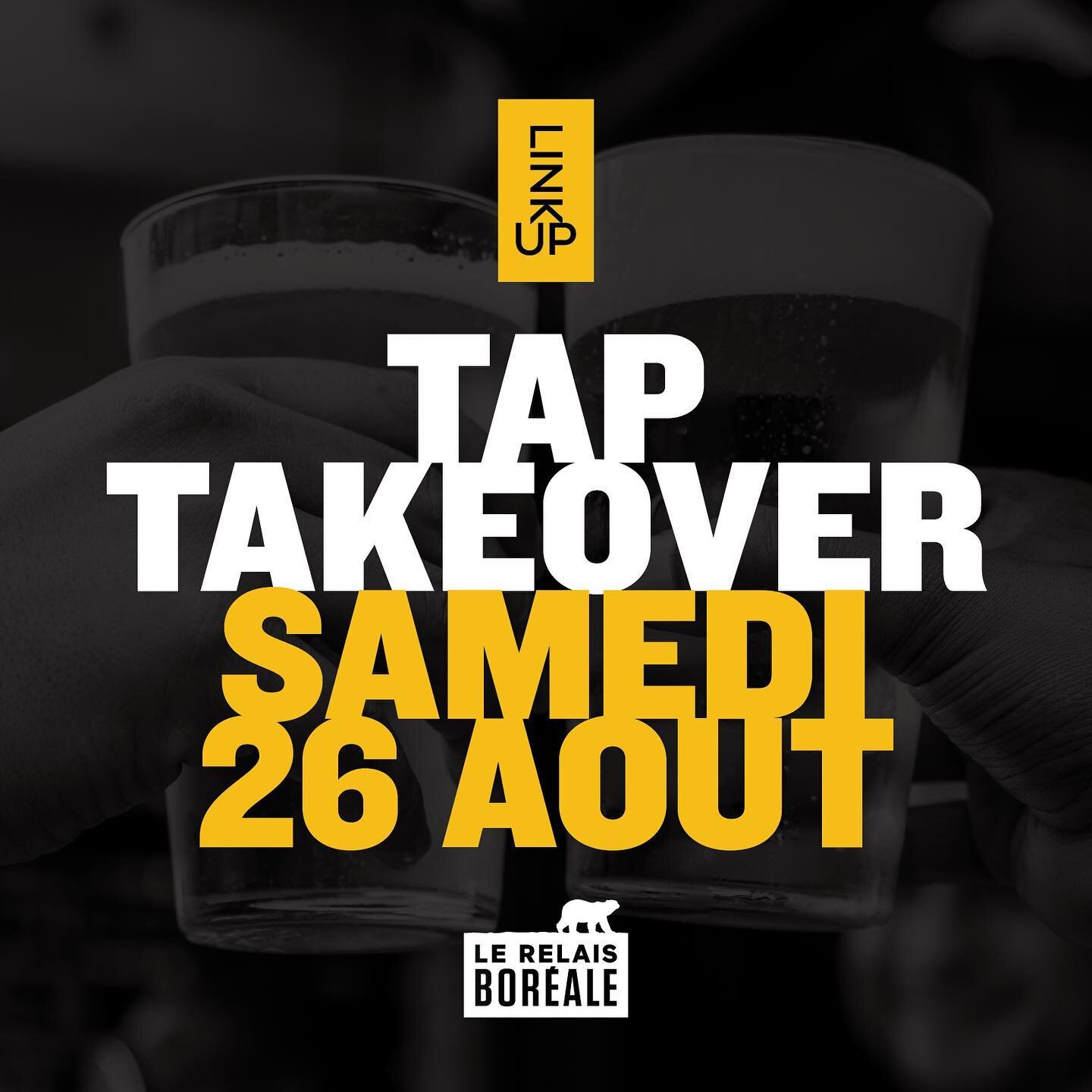 🚨 LINK UP TAP TAKEOVER 🚨

We're celebrating Link Up's Series 6 with a huge tap takeover at Le Relais @biereboreale in Montreal! Featuring 12 Quebec breweries who have participated in Link Up's collaboration series since 2021, come by and meet the L