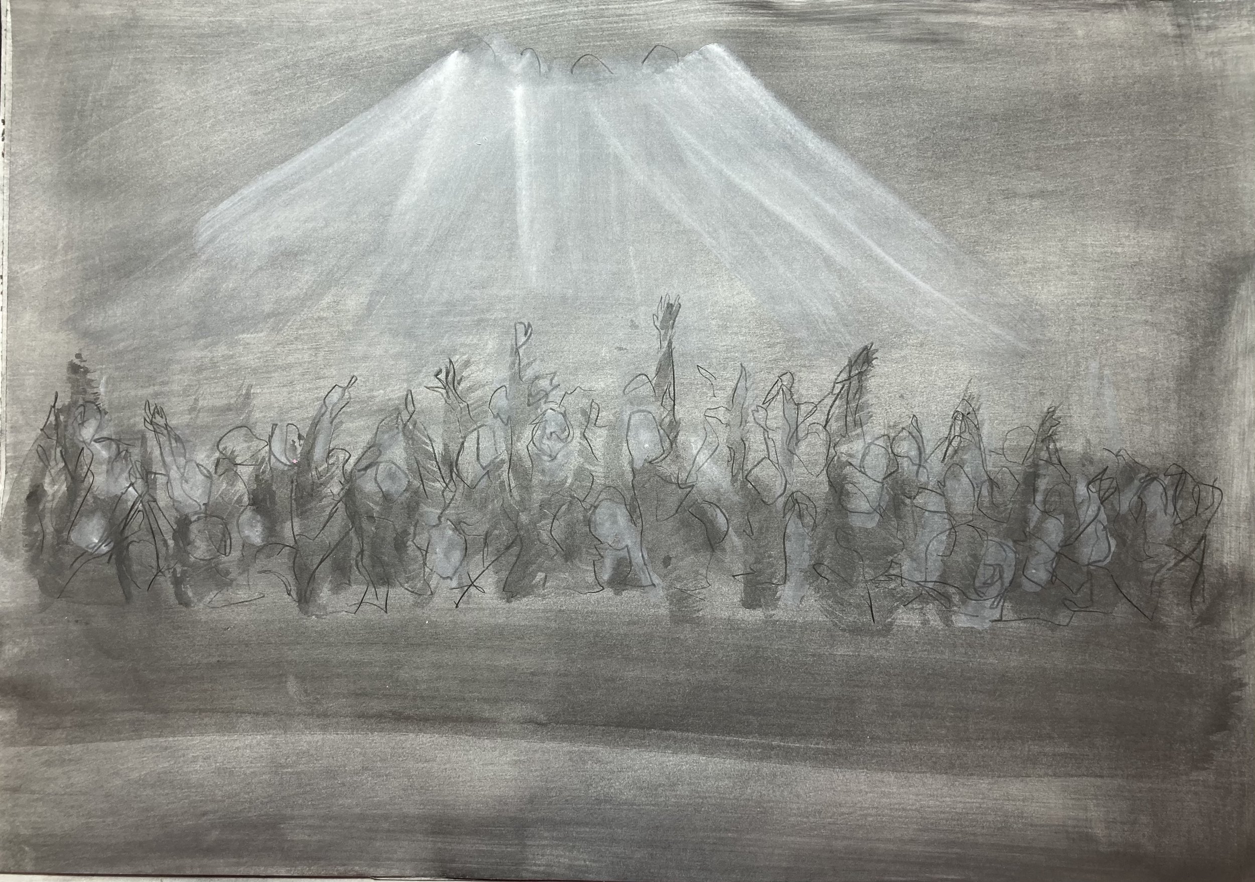 Crowd_29.7x42_gouache watersoluble graphite and pencil on paper.jpg