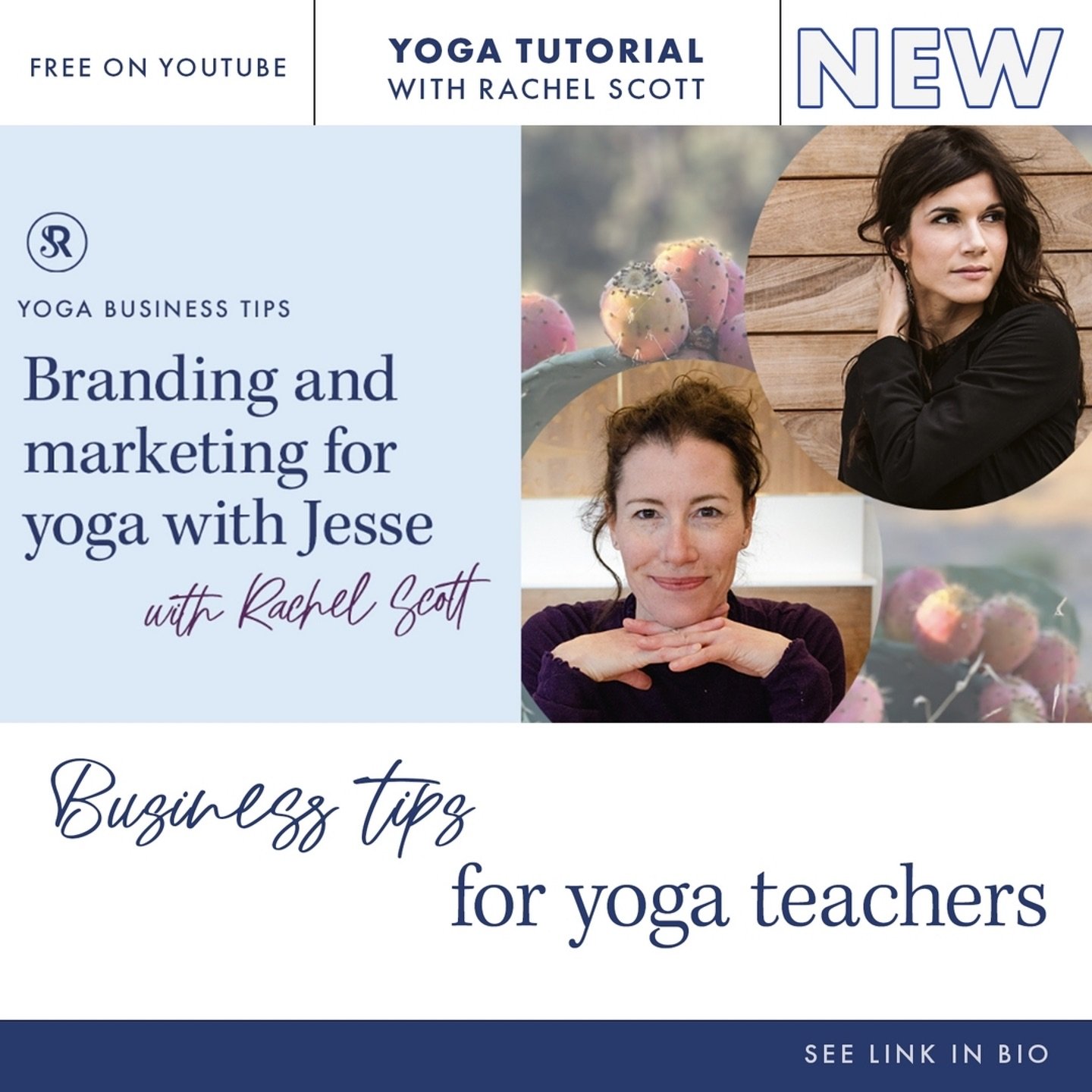 Ever wondered what a brand is? Or how to get started thinking about yours? In this talk, @rachelscottyoga Rachel Scott and Jesse Molina of @camatkaracreative who specializes in branding and marketing for yogis, we chat branding, marketing, social med