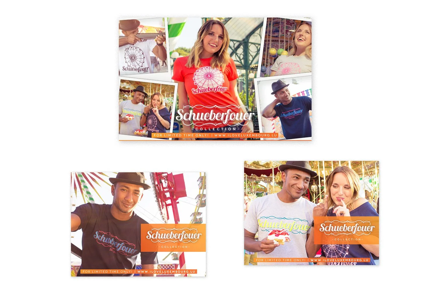 Marketing material for the Schueberfouer collection 2013