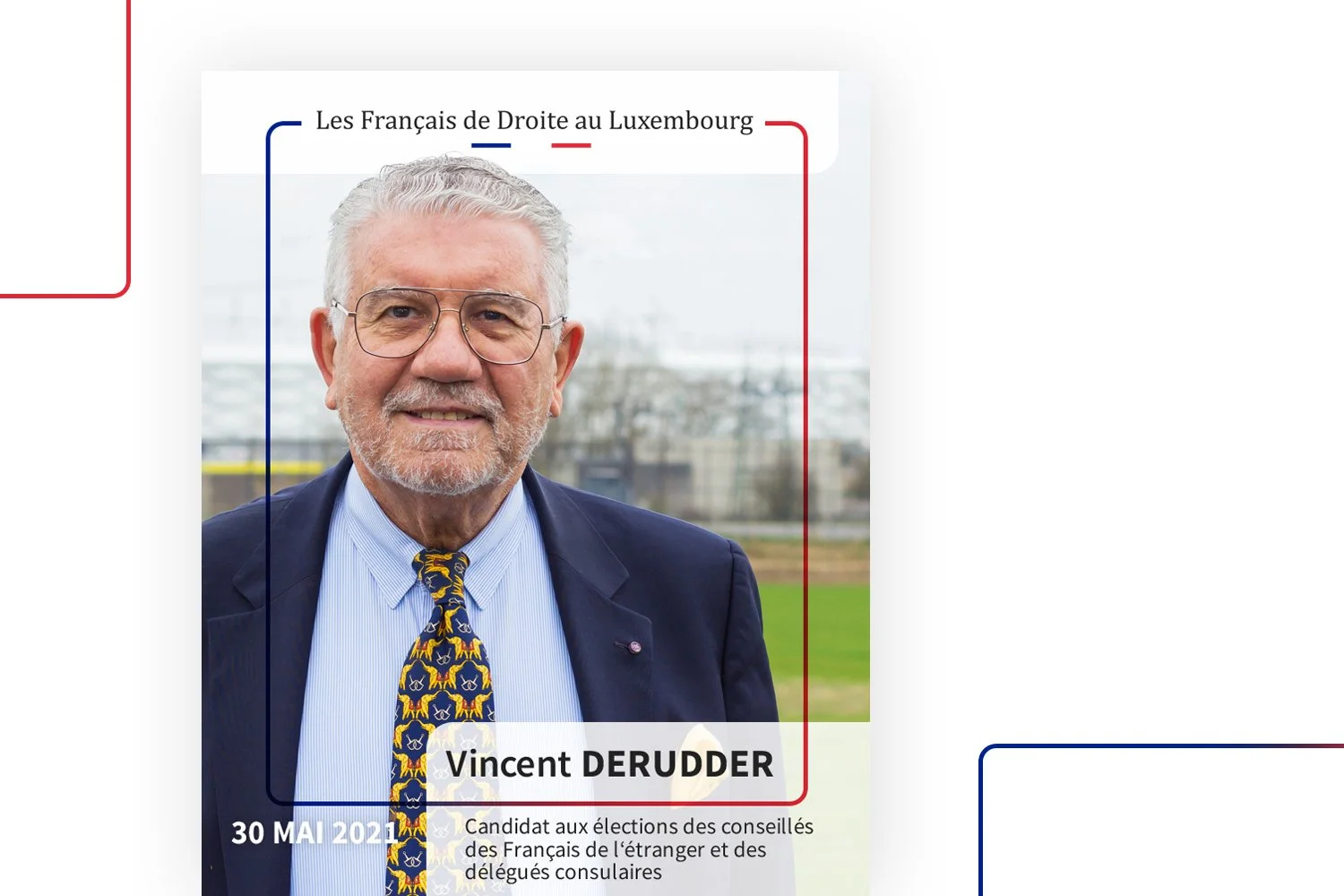 Individual poster for the election campaign 2021
