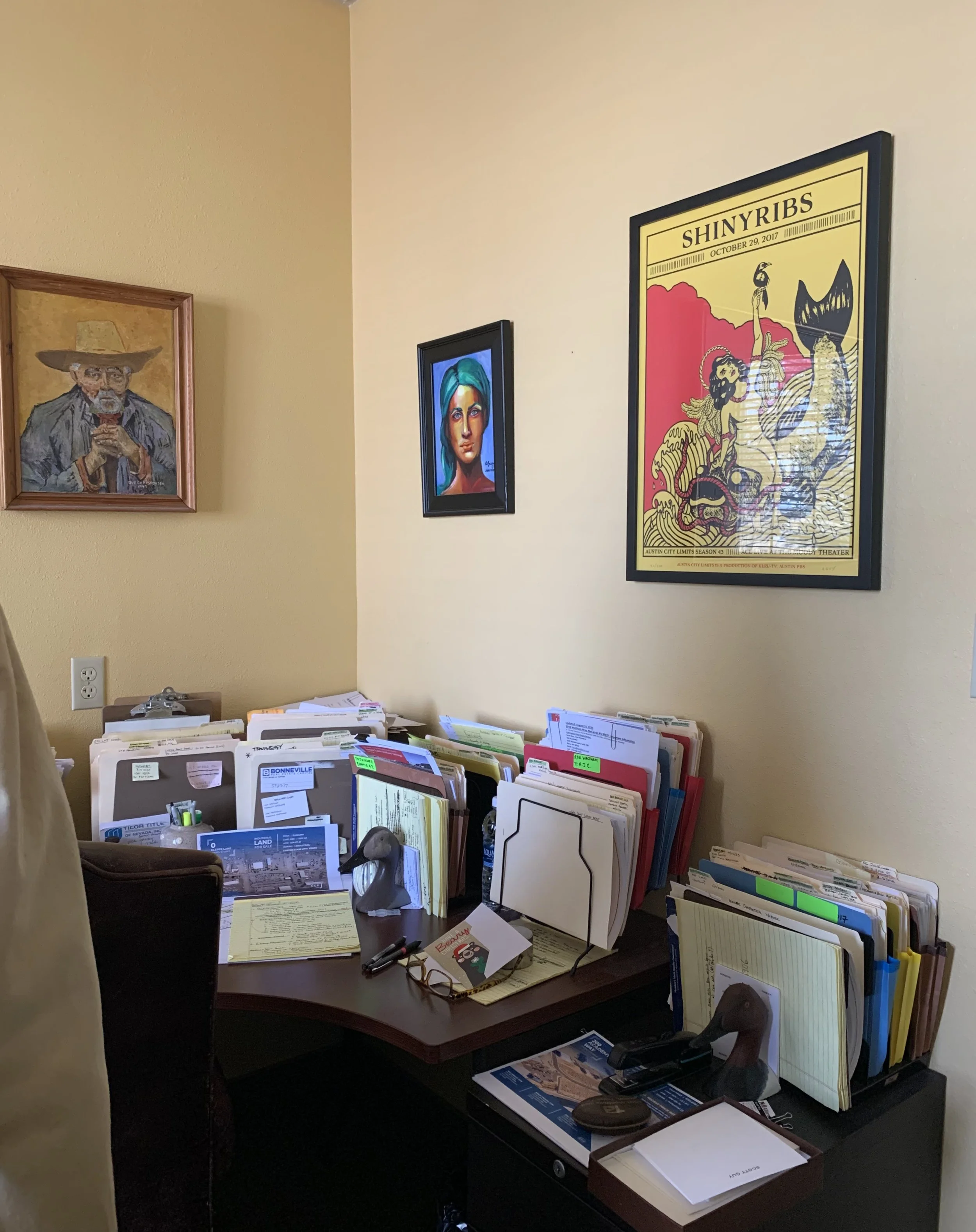 We walked into my dad's office in Reno on Christmas Day 2023 after he died and I saw that he had the ACL Live poster framed on the wall for all of his clients to see. Along with so much other cool sh*t, like a bronze moose statue and porcupine quills