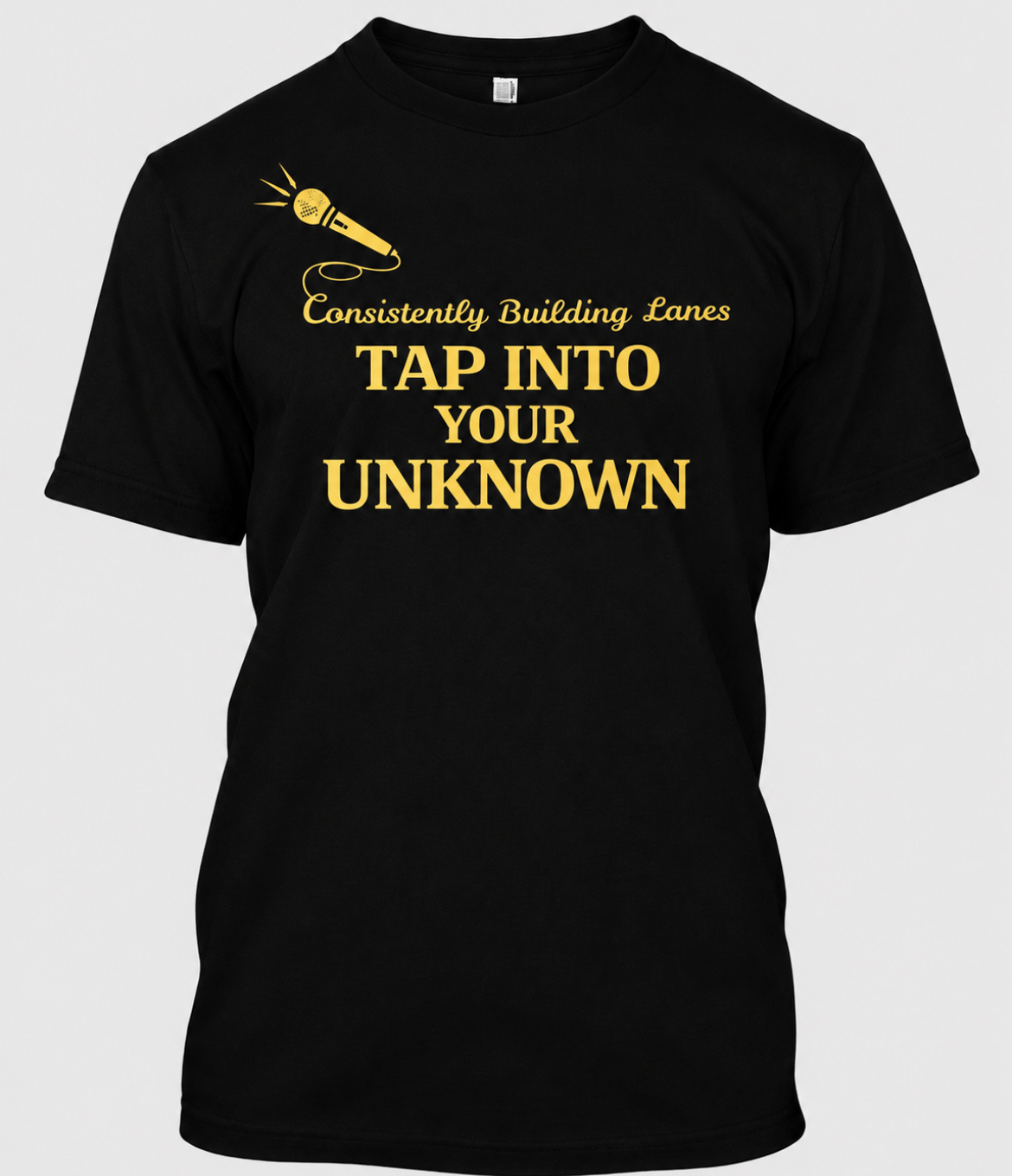 Black Tap into Unknown T-shirt