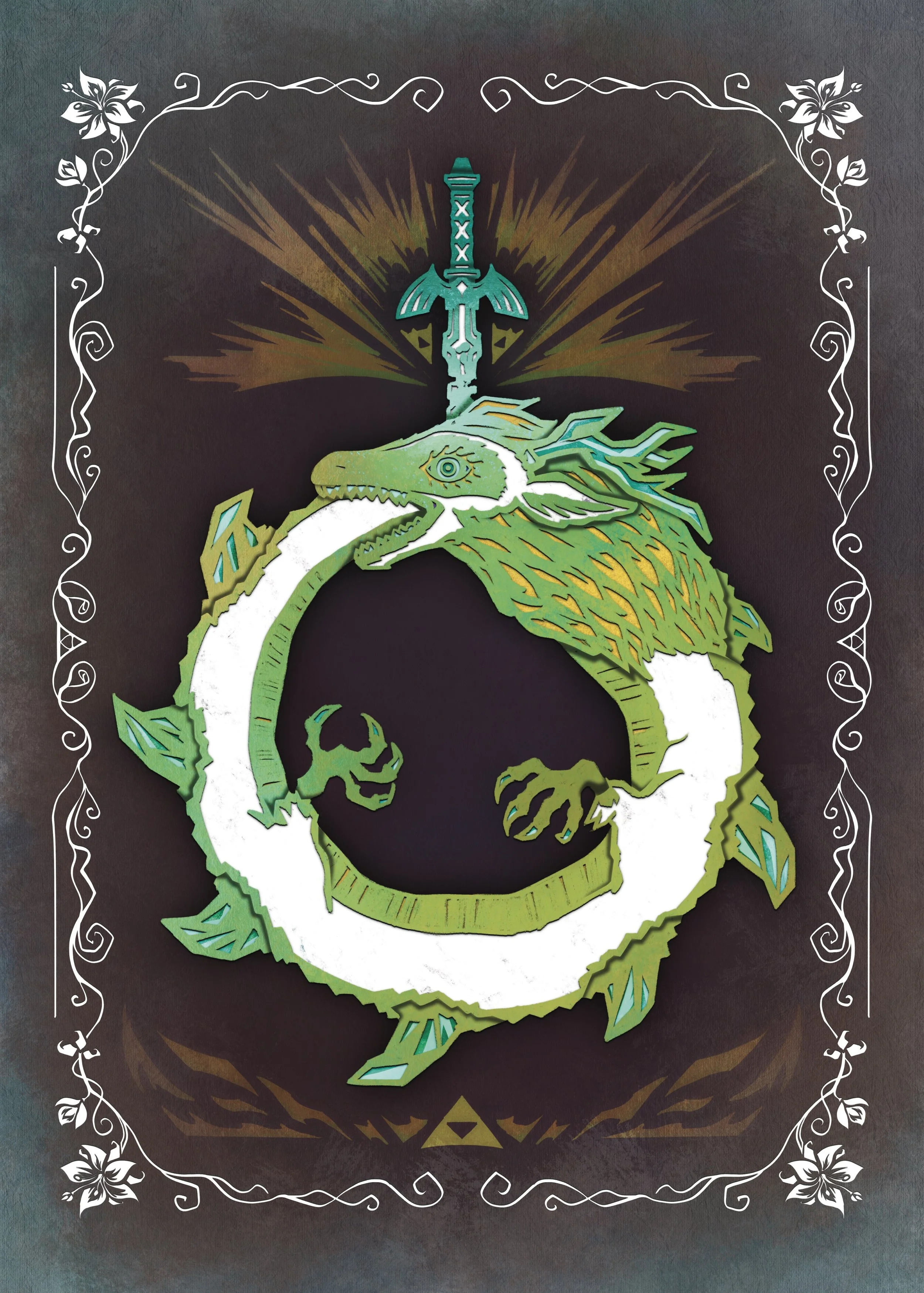 Legend of Zelda - 5x7 or 8x10 Print