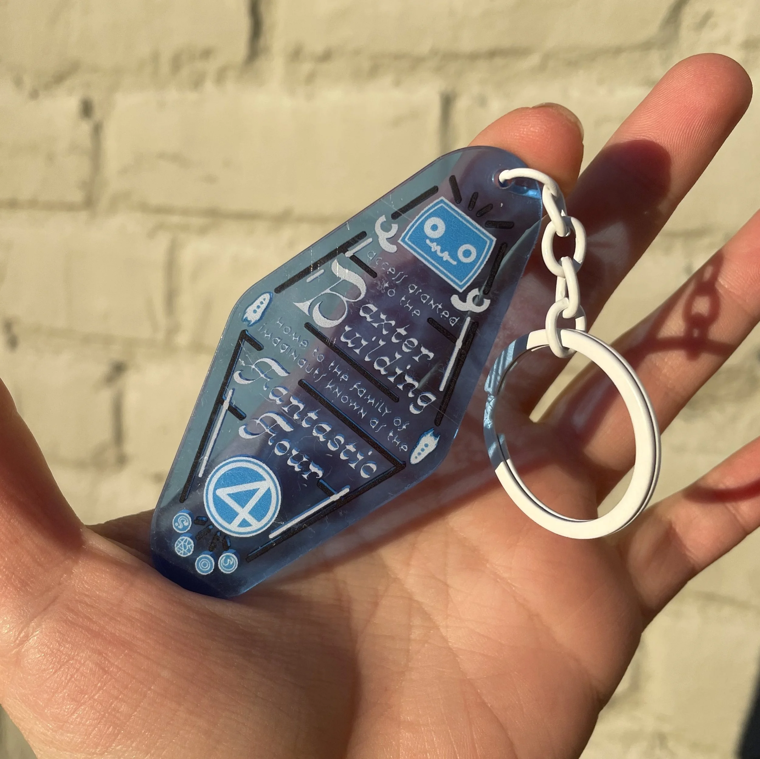 Fantastic Four - Motel Keyring
