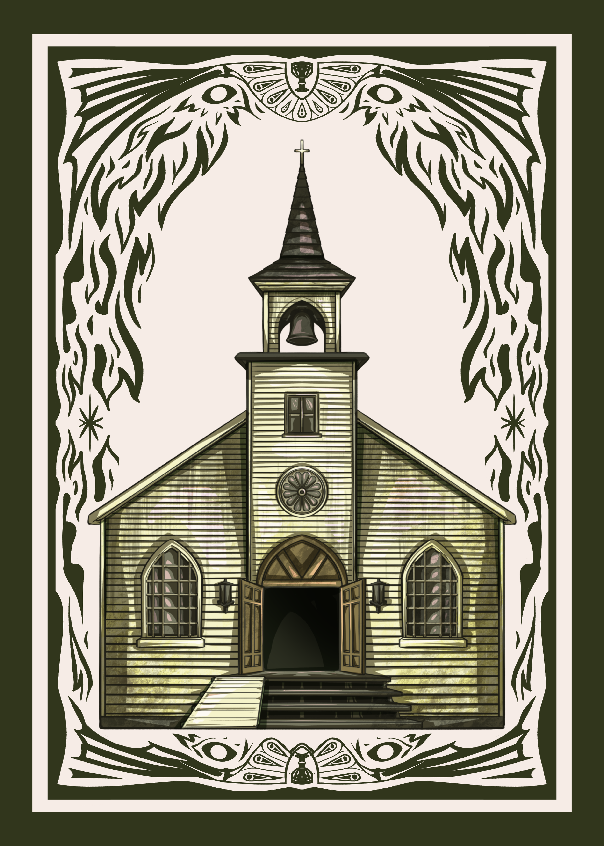 Midnight Mass - 5x7 or 8x10 Print