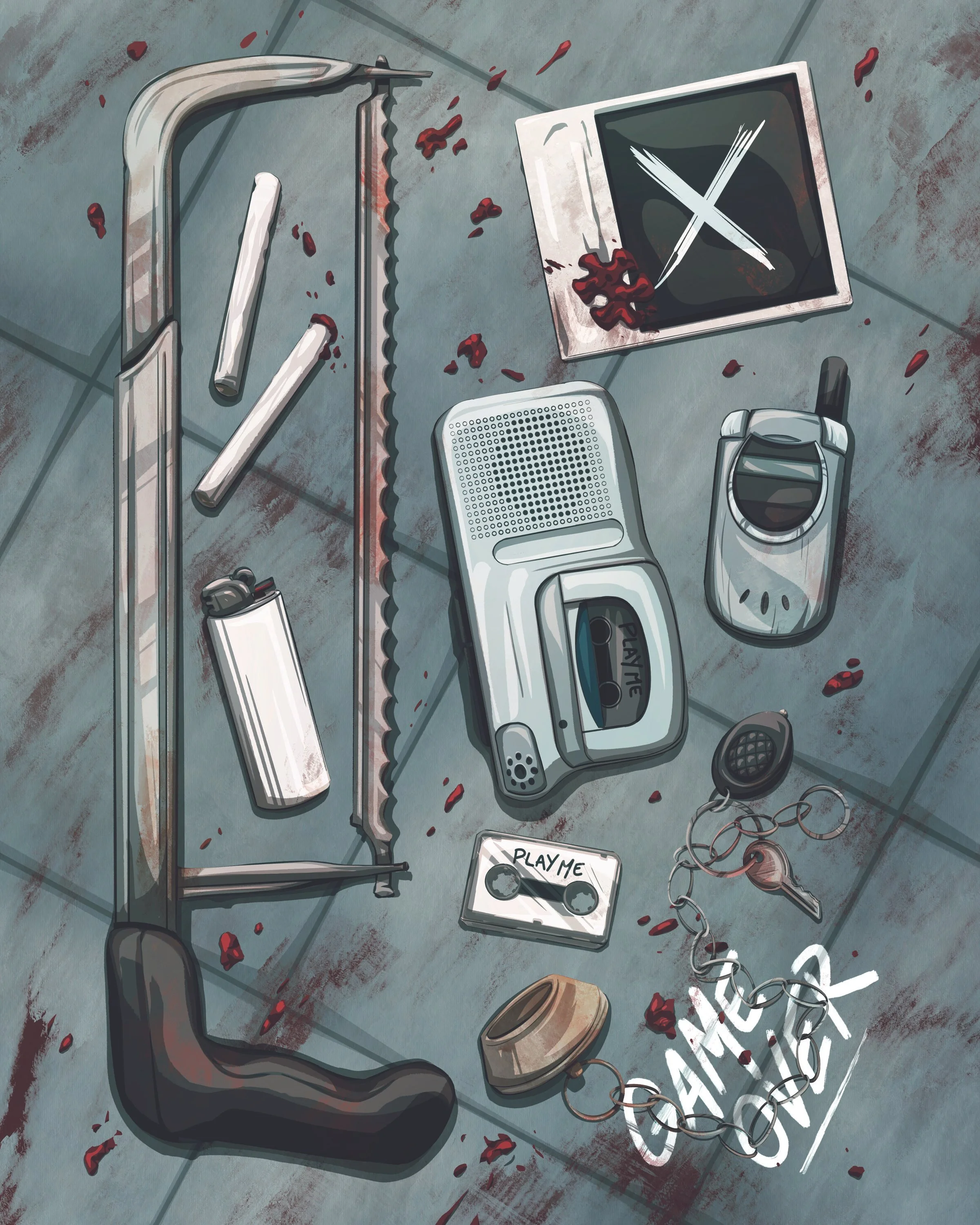 Saw (2004) - 5x7 or 8x10 Print