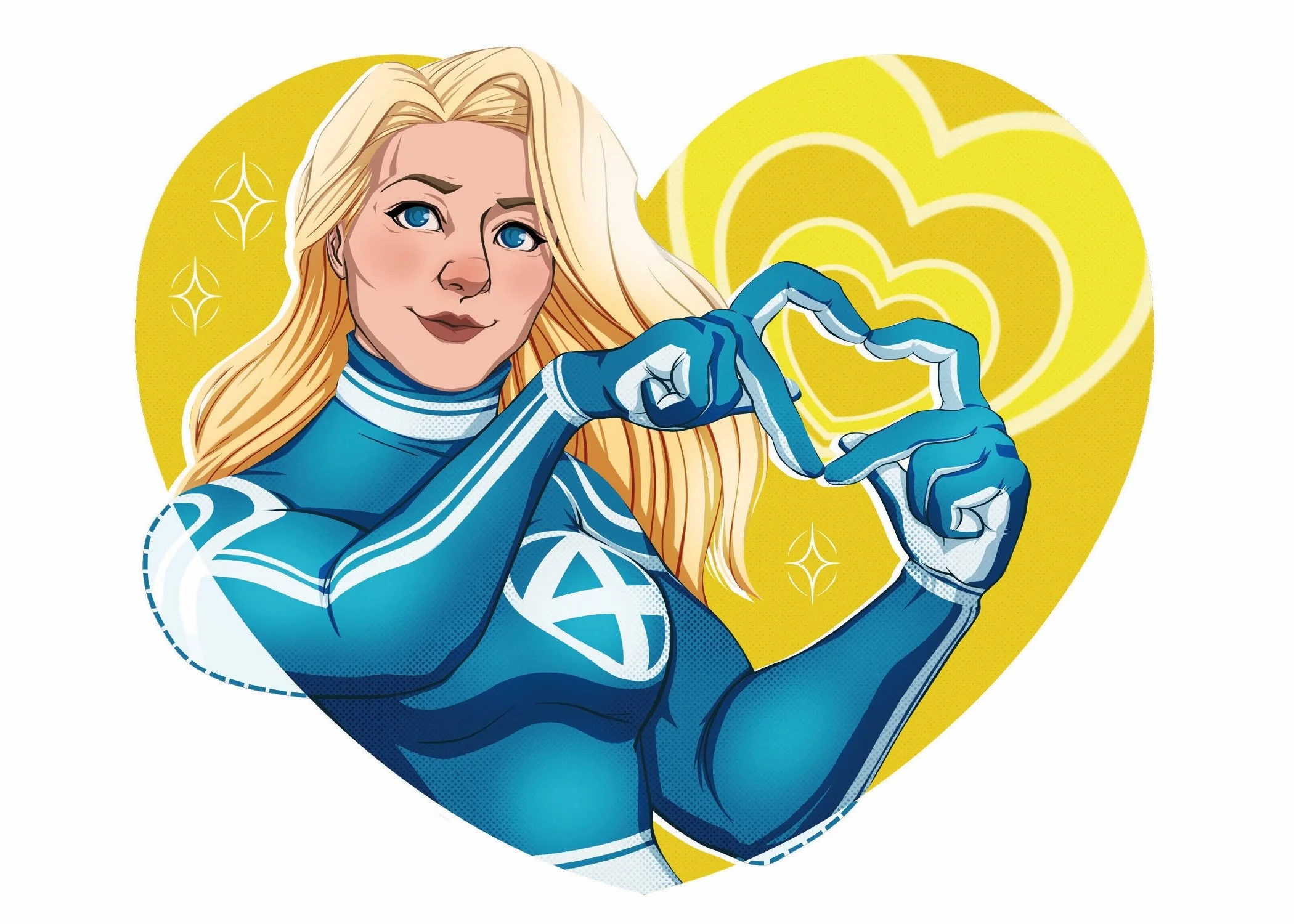 Invisible Woman - 5x7 Print