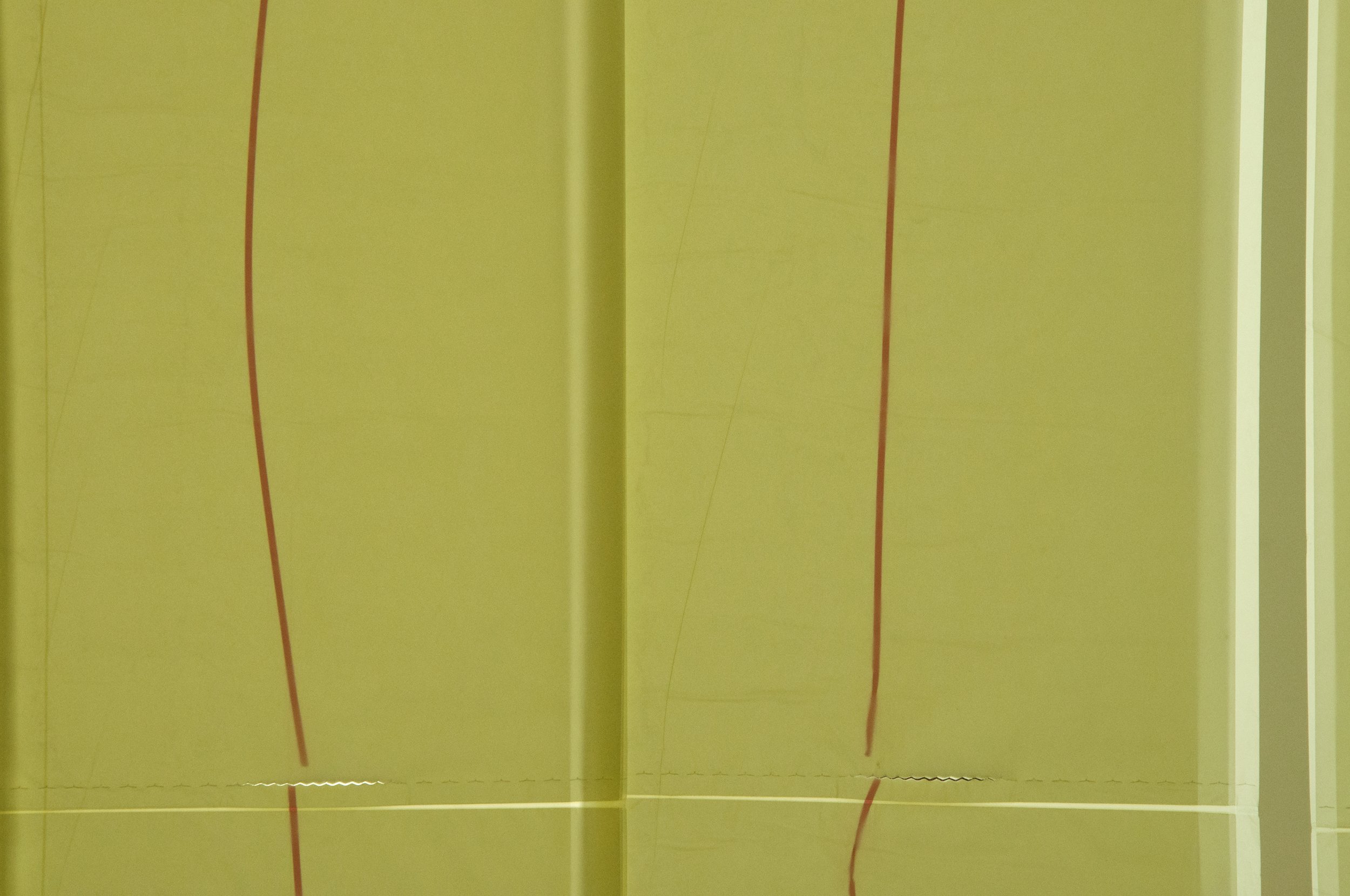 Screen, bin bags, Turin, Italy, 2014