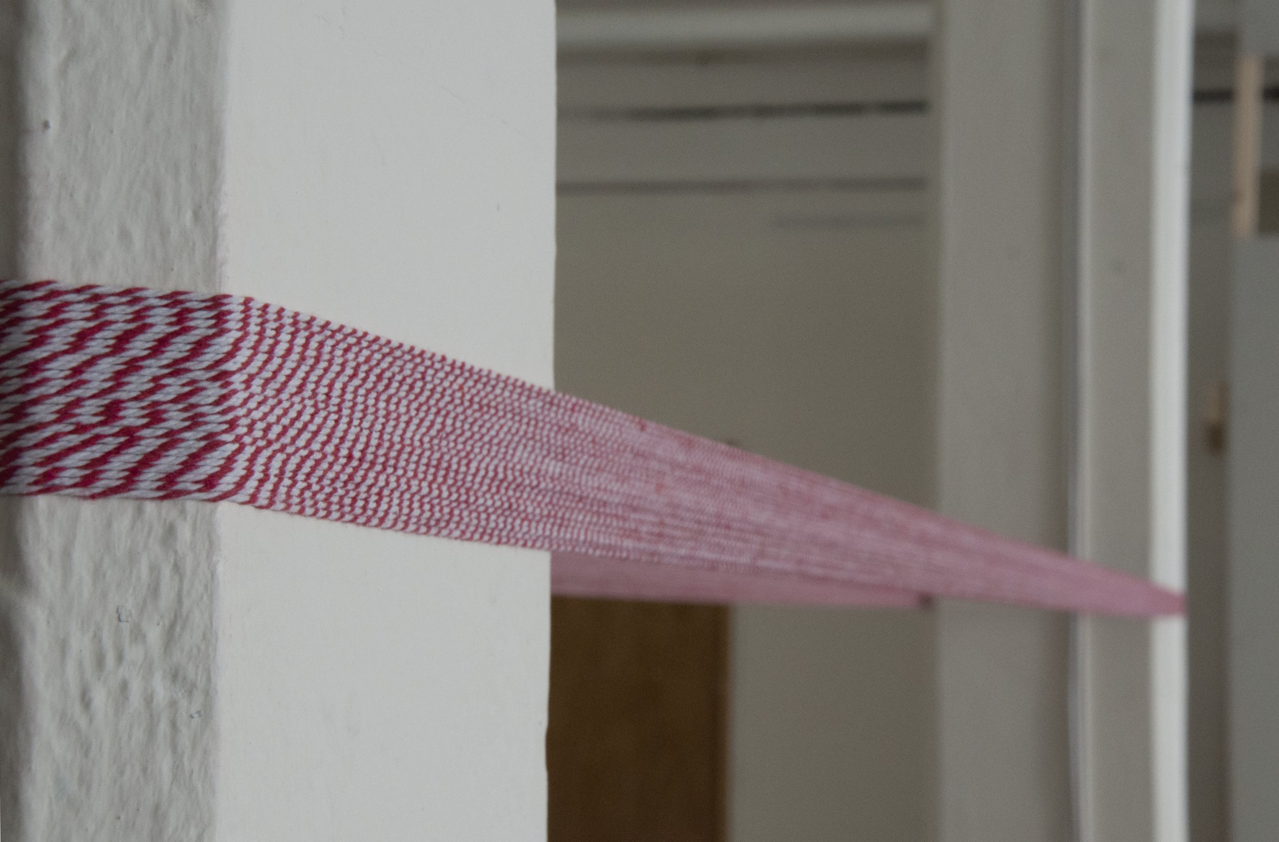 Point, twine, plasterboard, rubber bands, rubber corks, masking tape, nails, pencil, paper, Spirulina, matches, oil, London, U.K, 2016