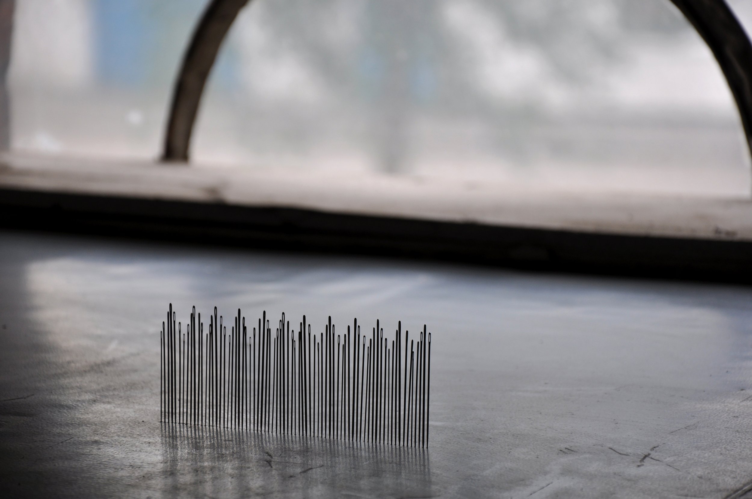 Orders of magnitude, needles, Oxford, UK, 2011