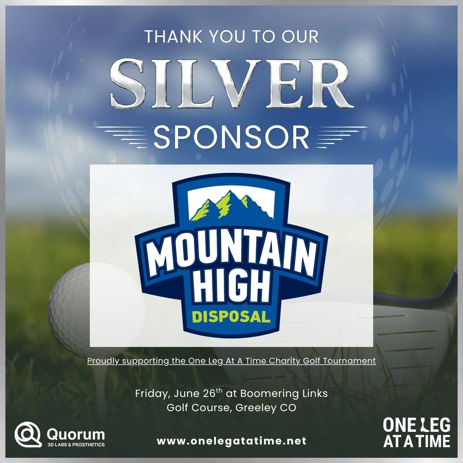 Mountain High Disposal Silver Sponsor