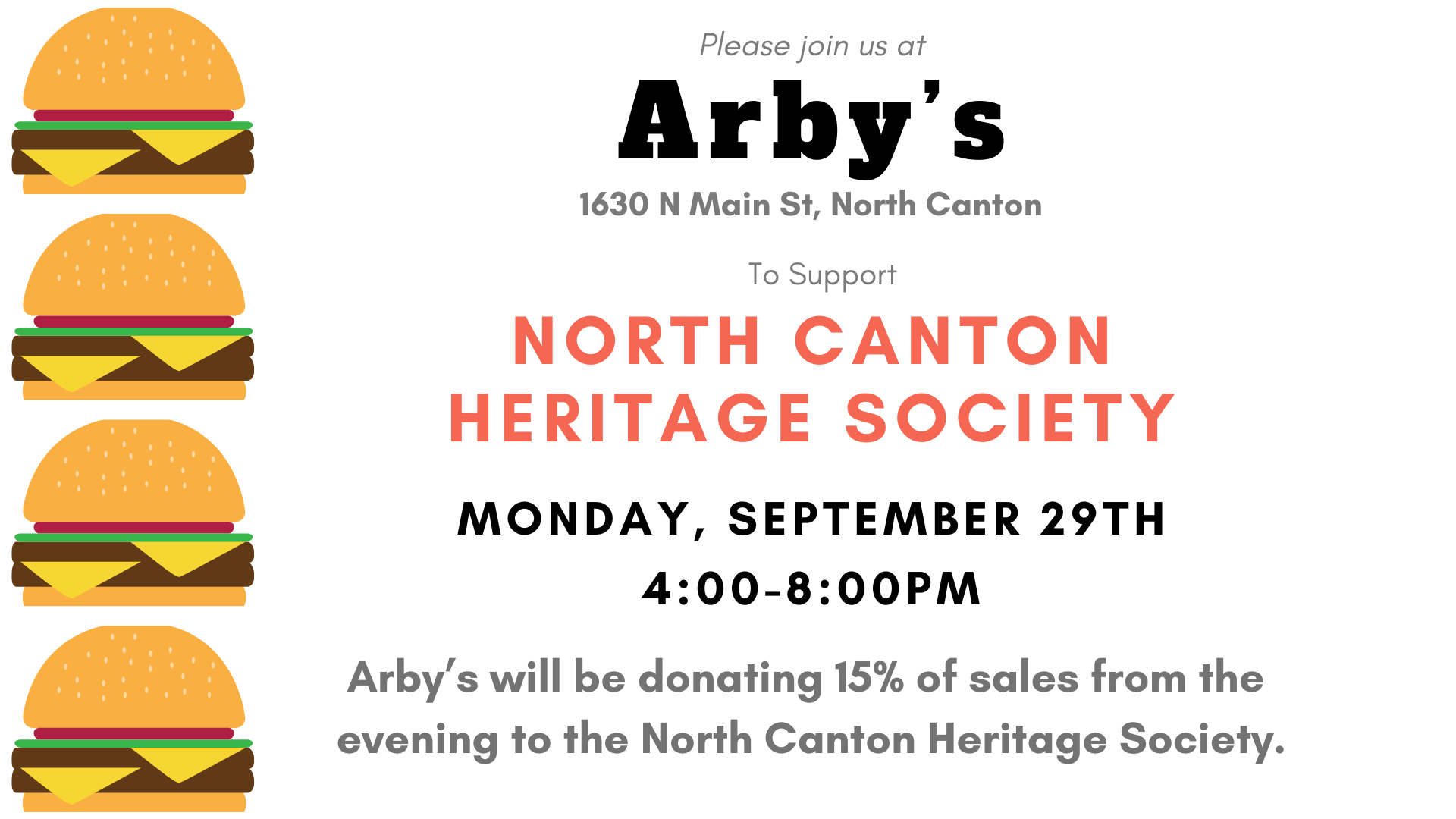 Arby's Fundraiser Night