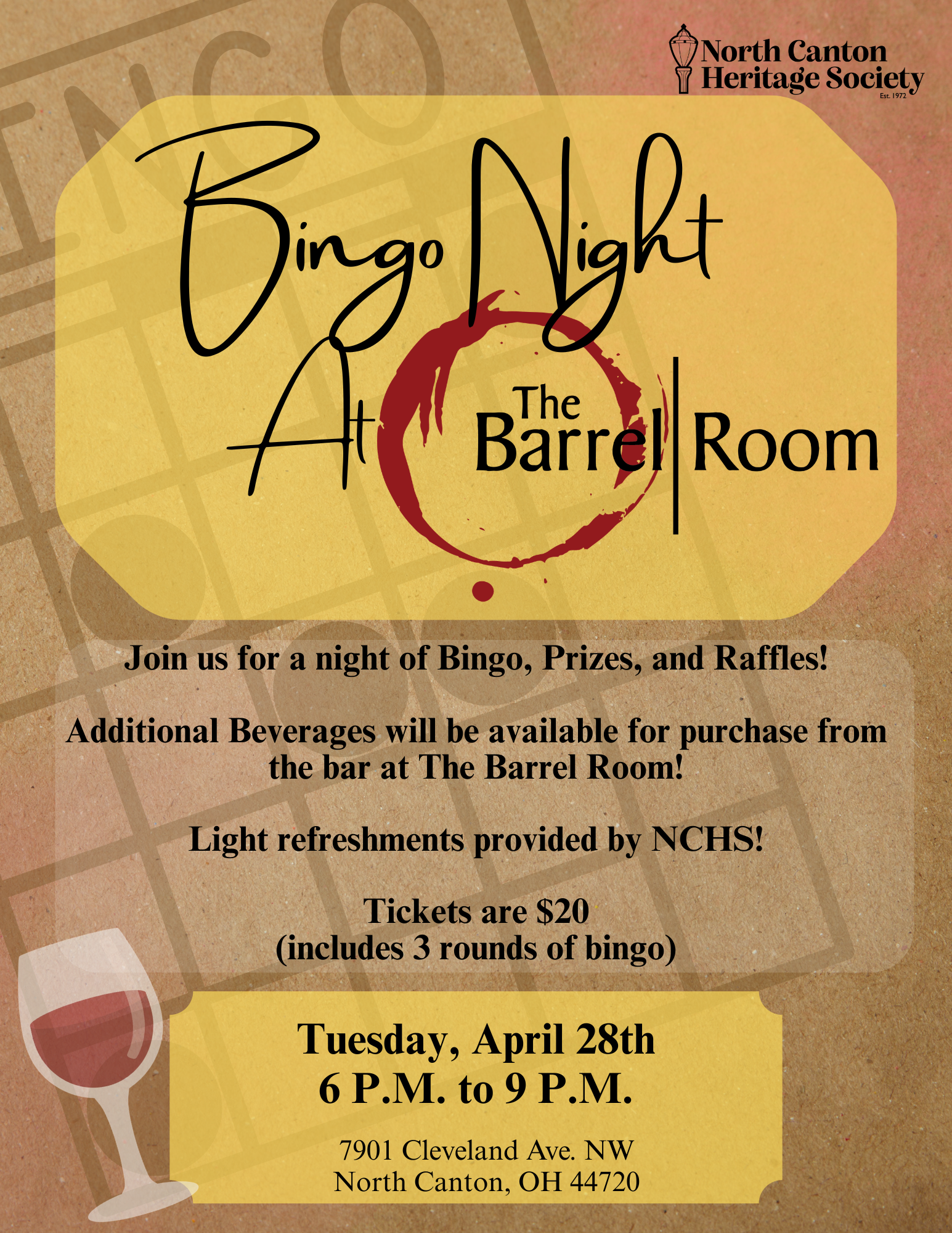 Bingo Night at the Barrel Room - Tickets