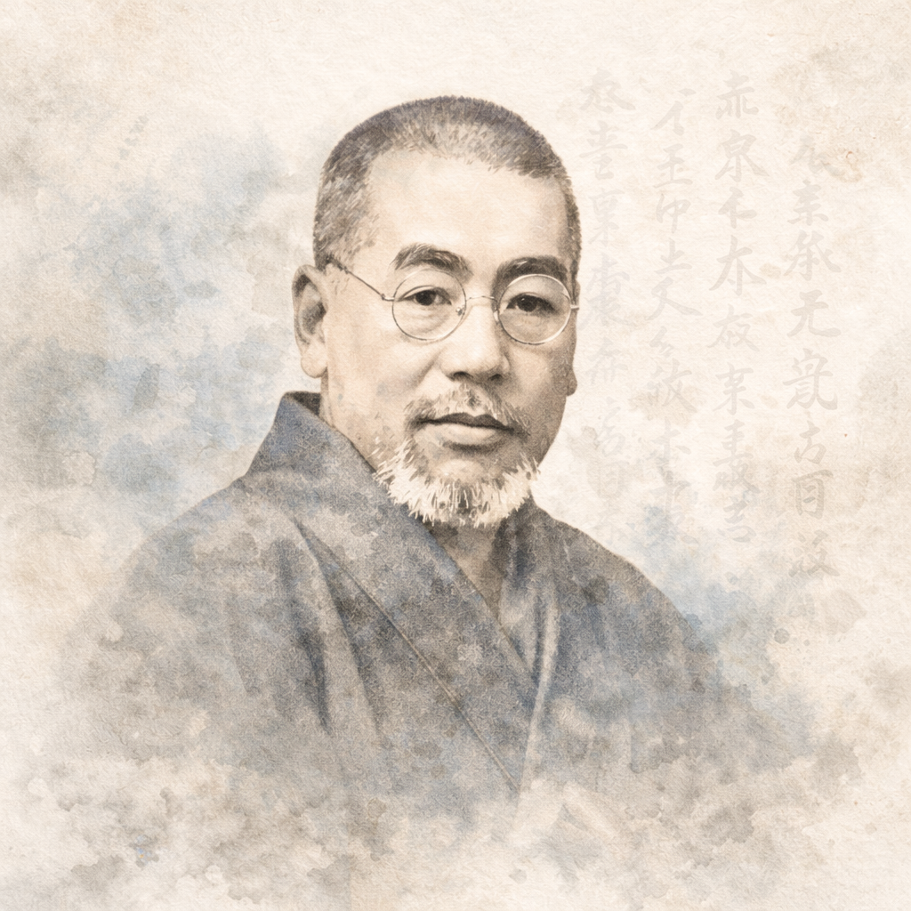 Portrait of Mikao Usui in watercolor.png