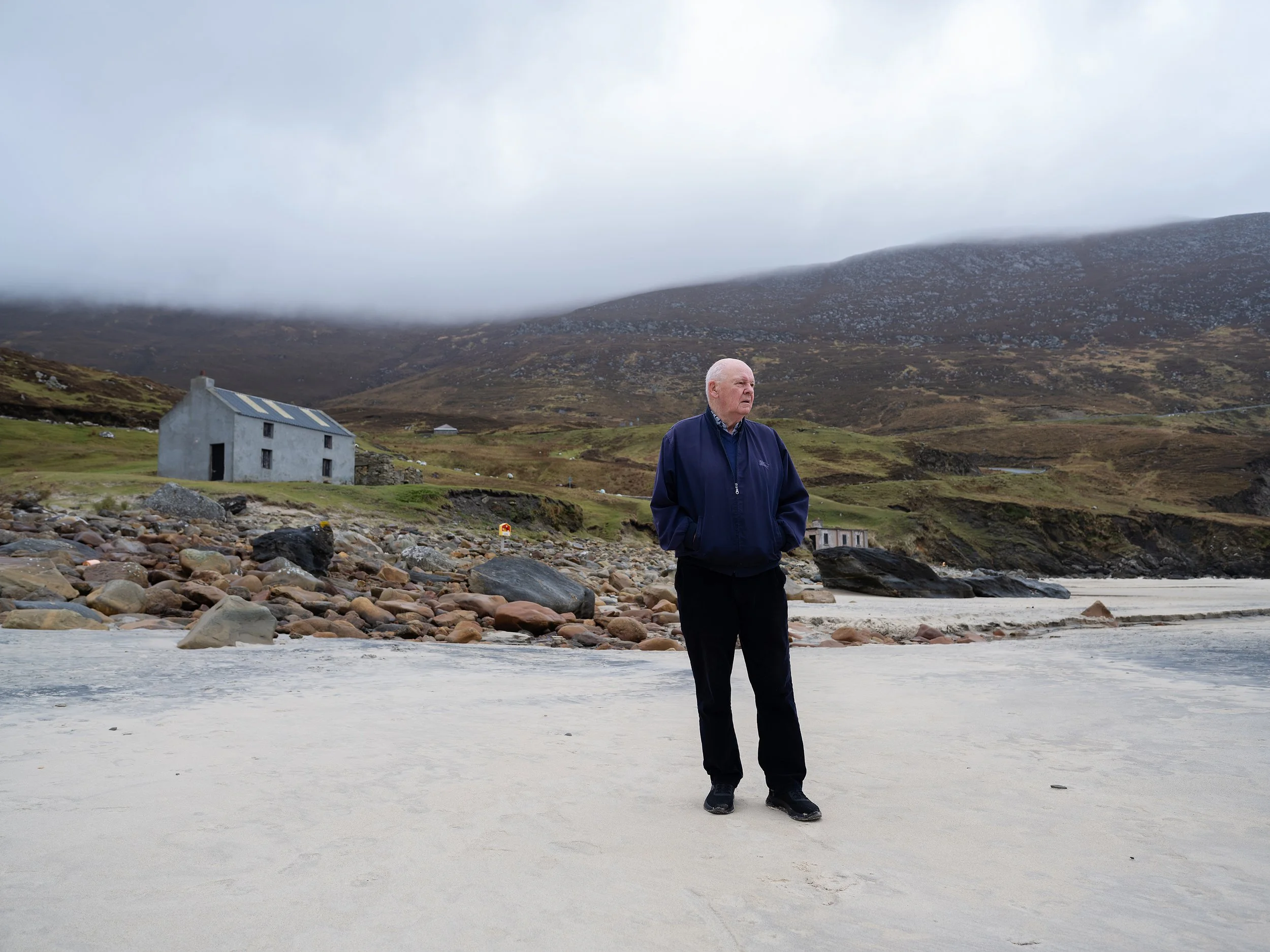 Former shark fisherman Brian McNeill on Achill Island for The Guardian