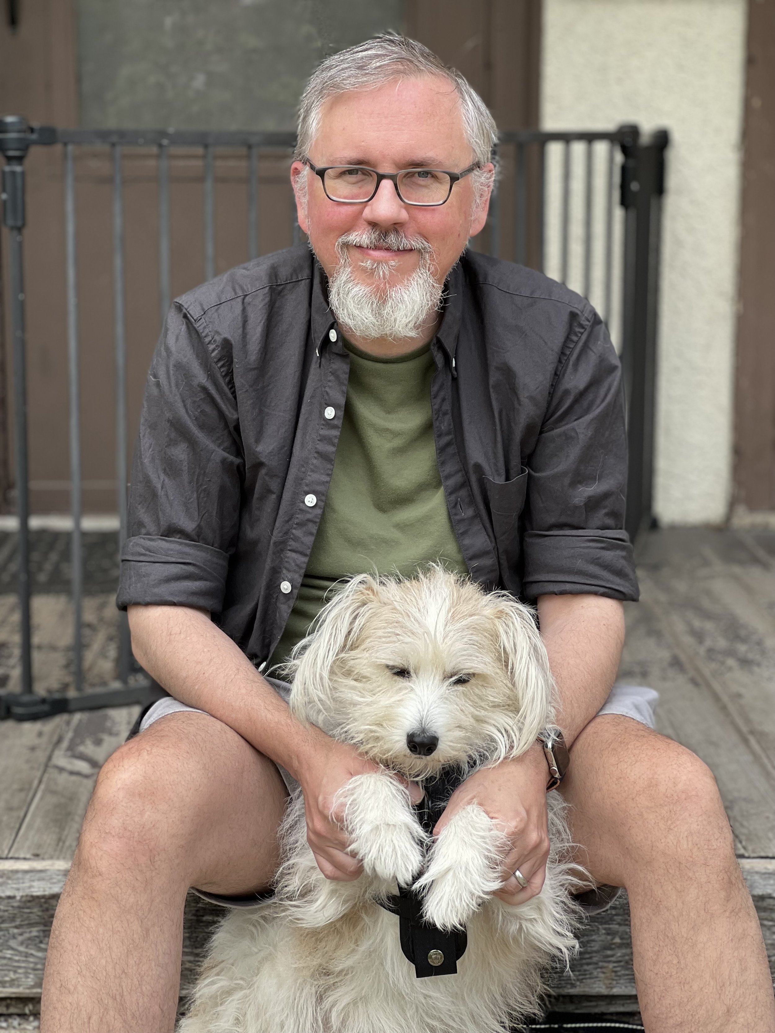 Me and my girl (she never really enjoyed posing for photos)