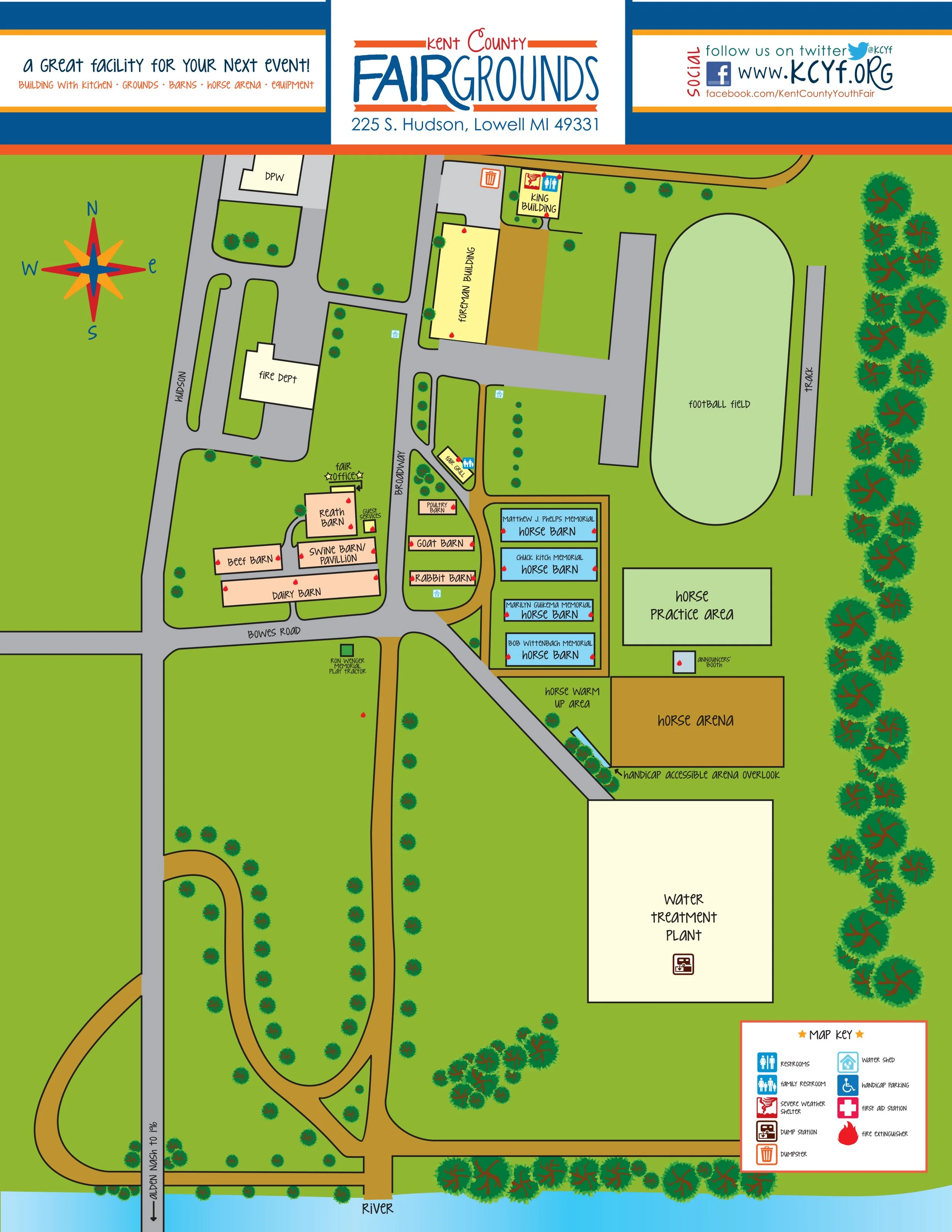 Fairgrounds Map — Kent County Youth Fair