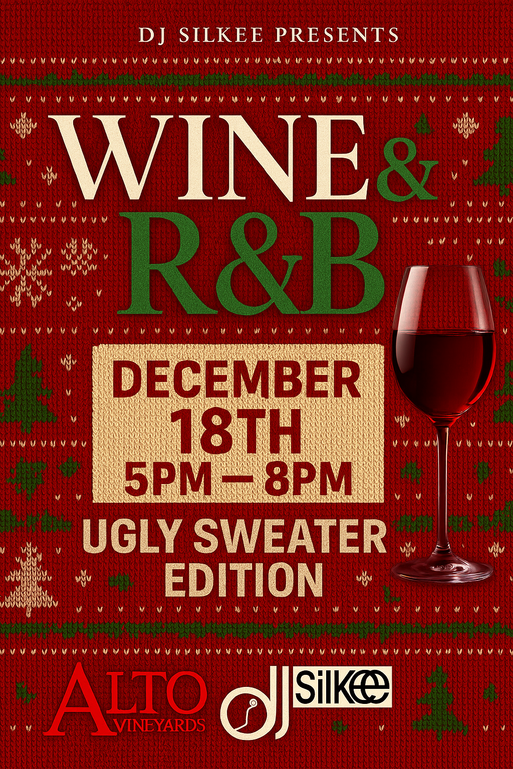 Wine & RnB Night w/ DJ Silkee