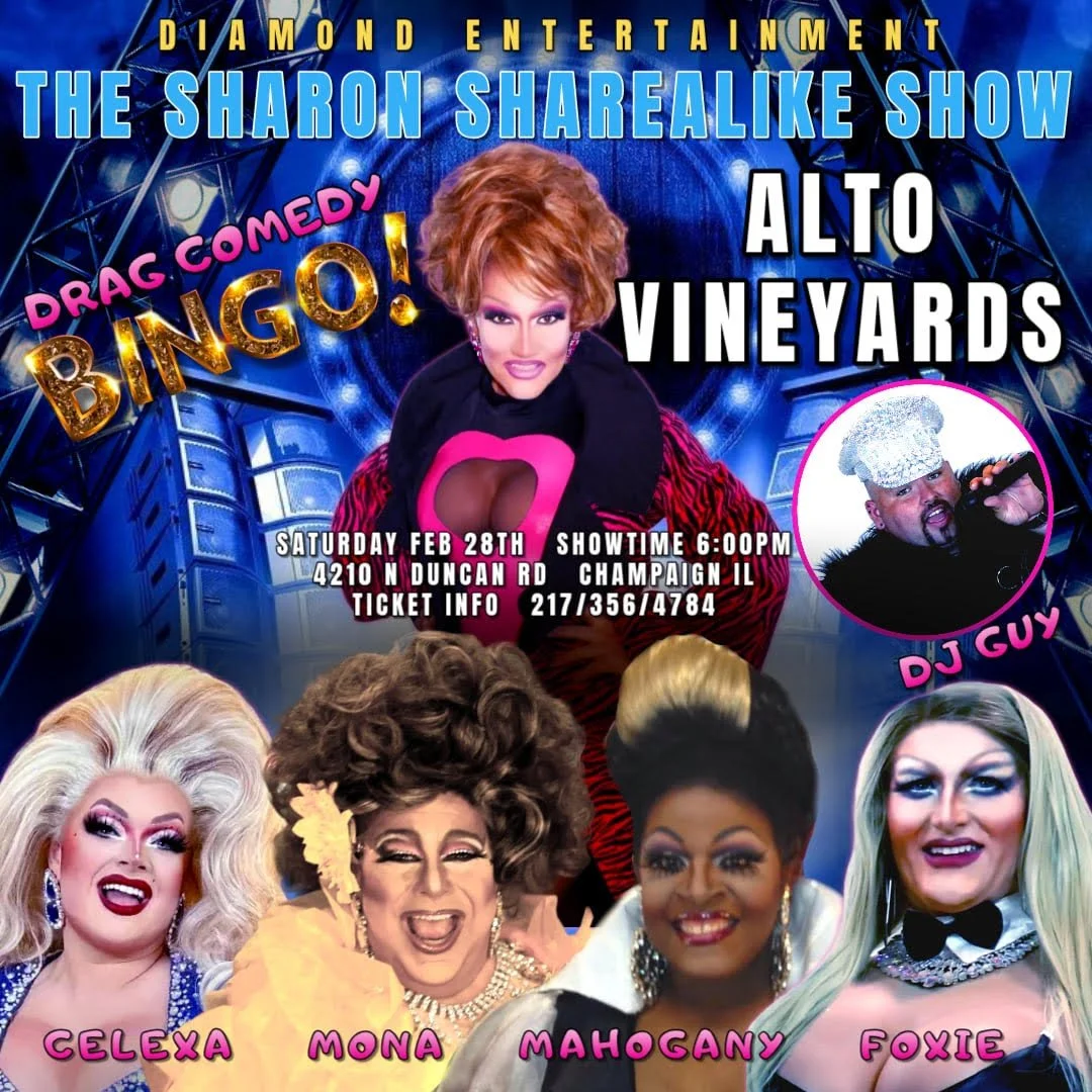 The Sharon ShareAlike Show: Drag me to Comedy Bingo