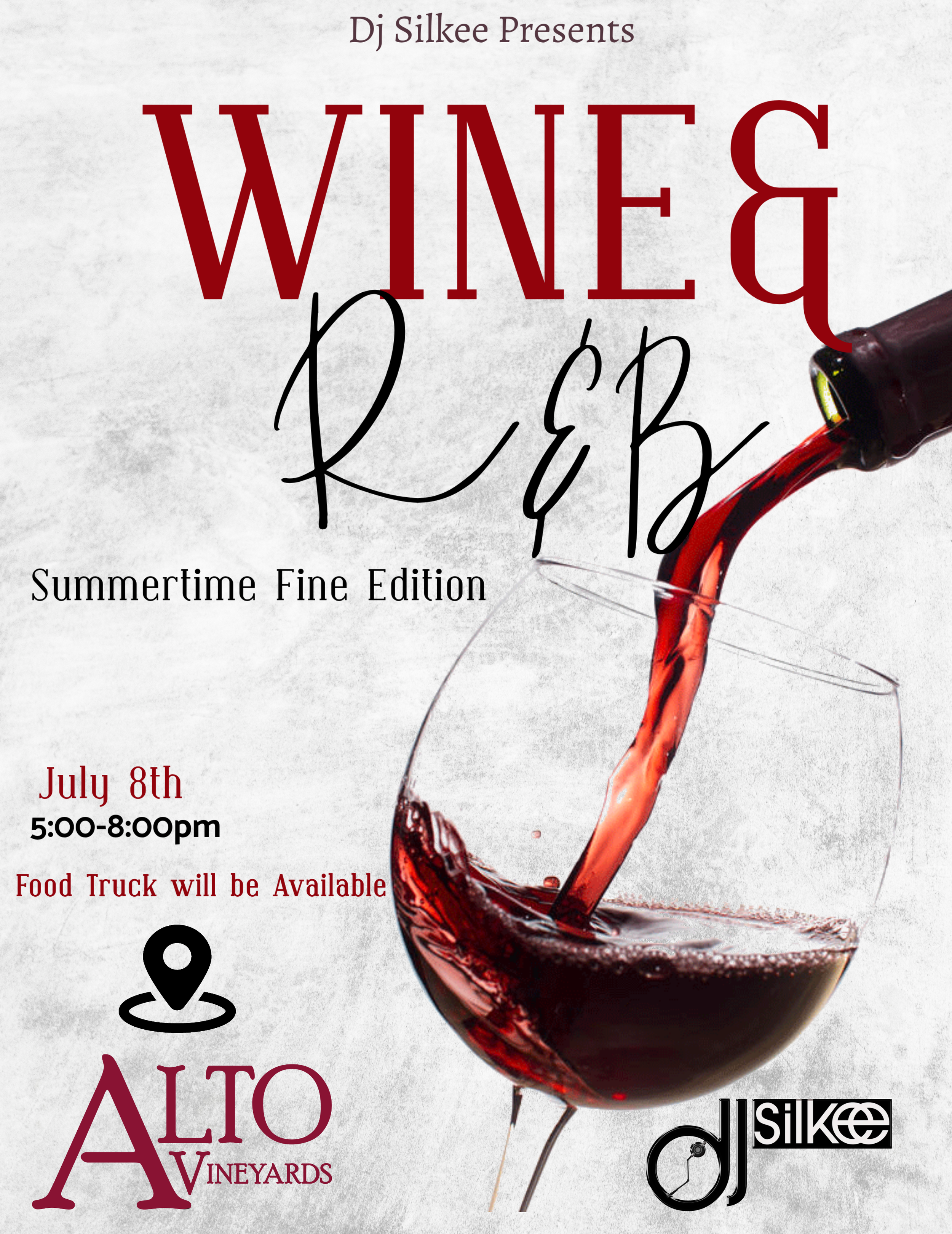 Wine & R&B w/ DJ Silkee