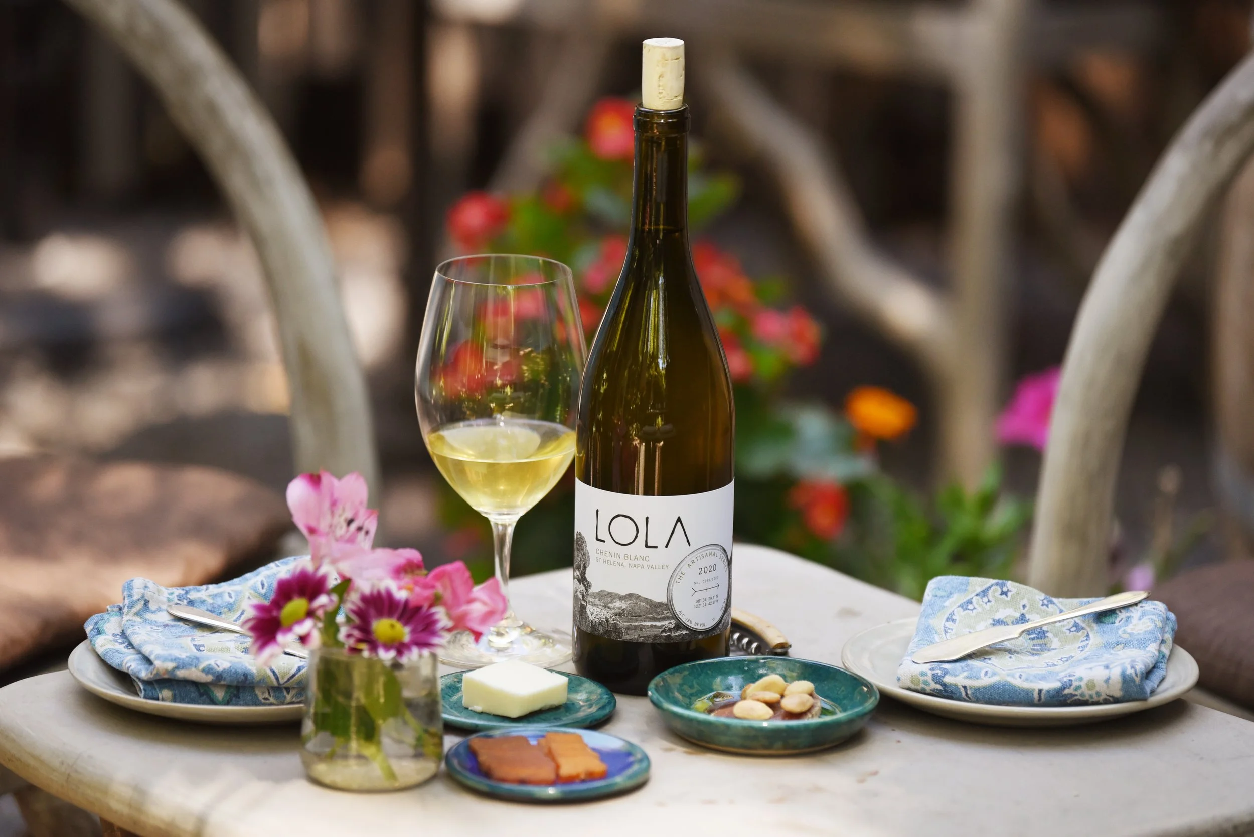 Chenin Blanc at the LOLA House in Calistoga